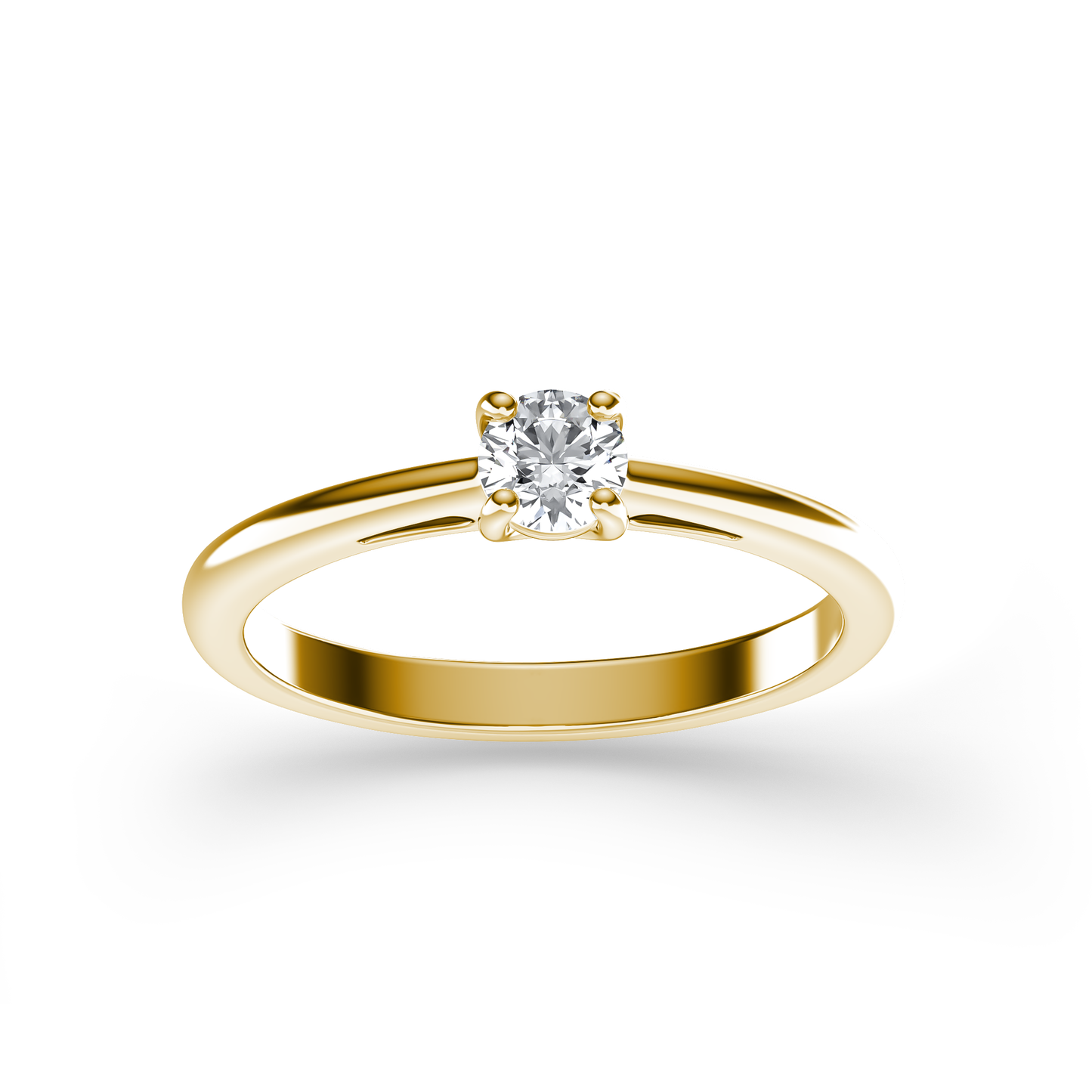 Elegant Shine Solitaire Ring