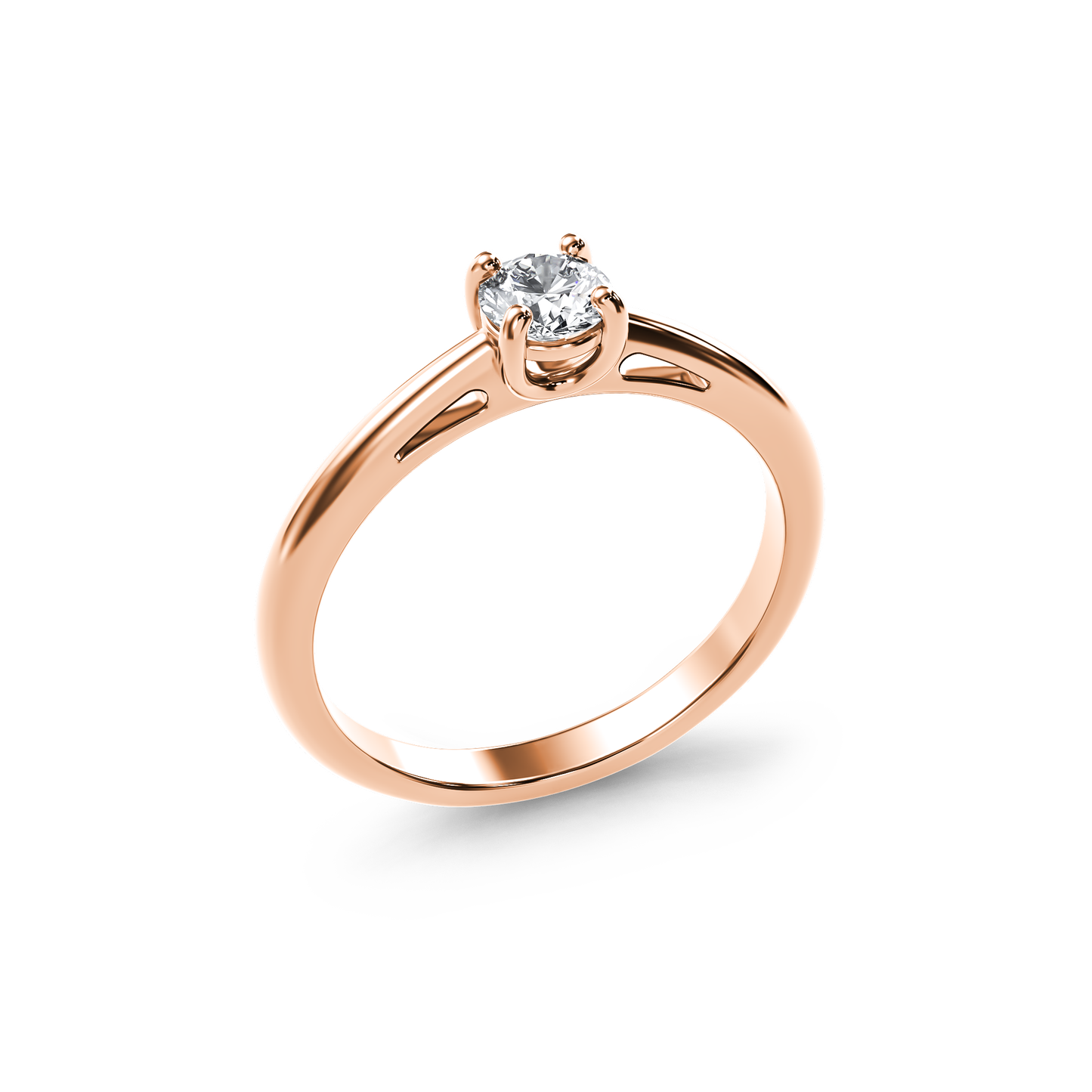 Elegant Shine Solitaire Ring