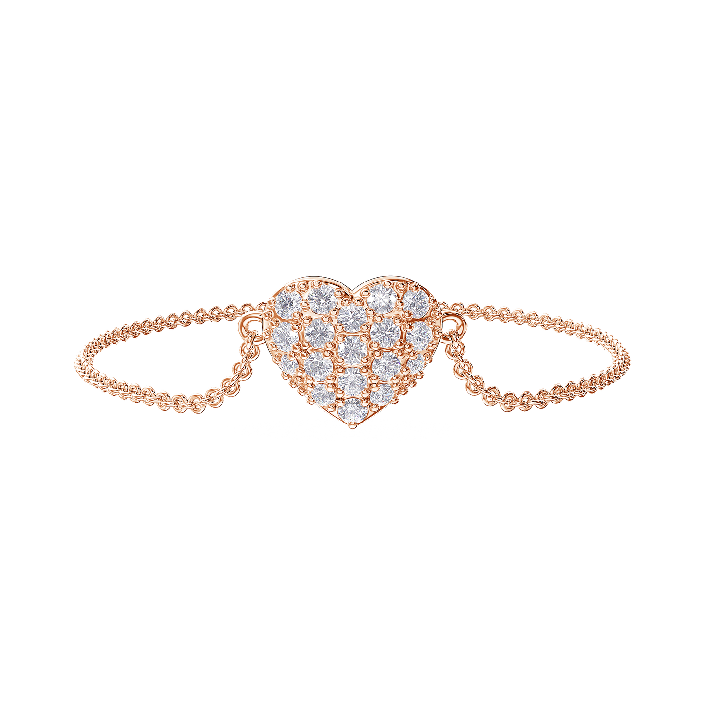 Heartfelt Elegance Diamond Bracelet