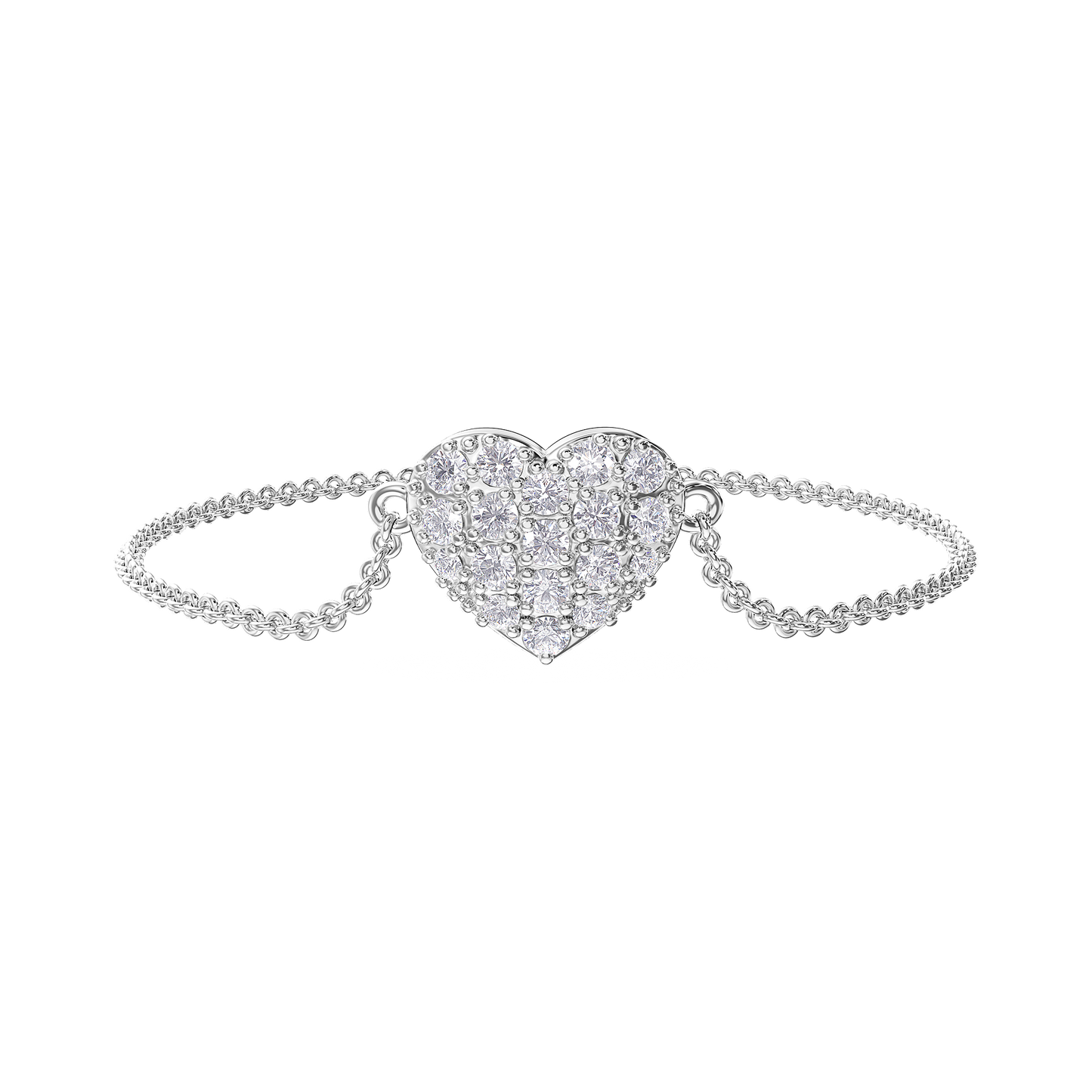 Heartfelt Elegance Diamond Bracelet