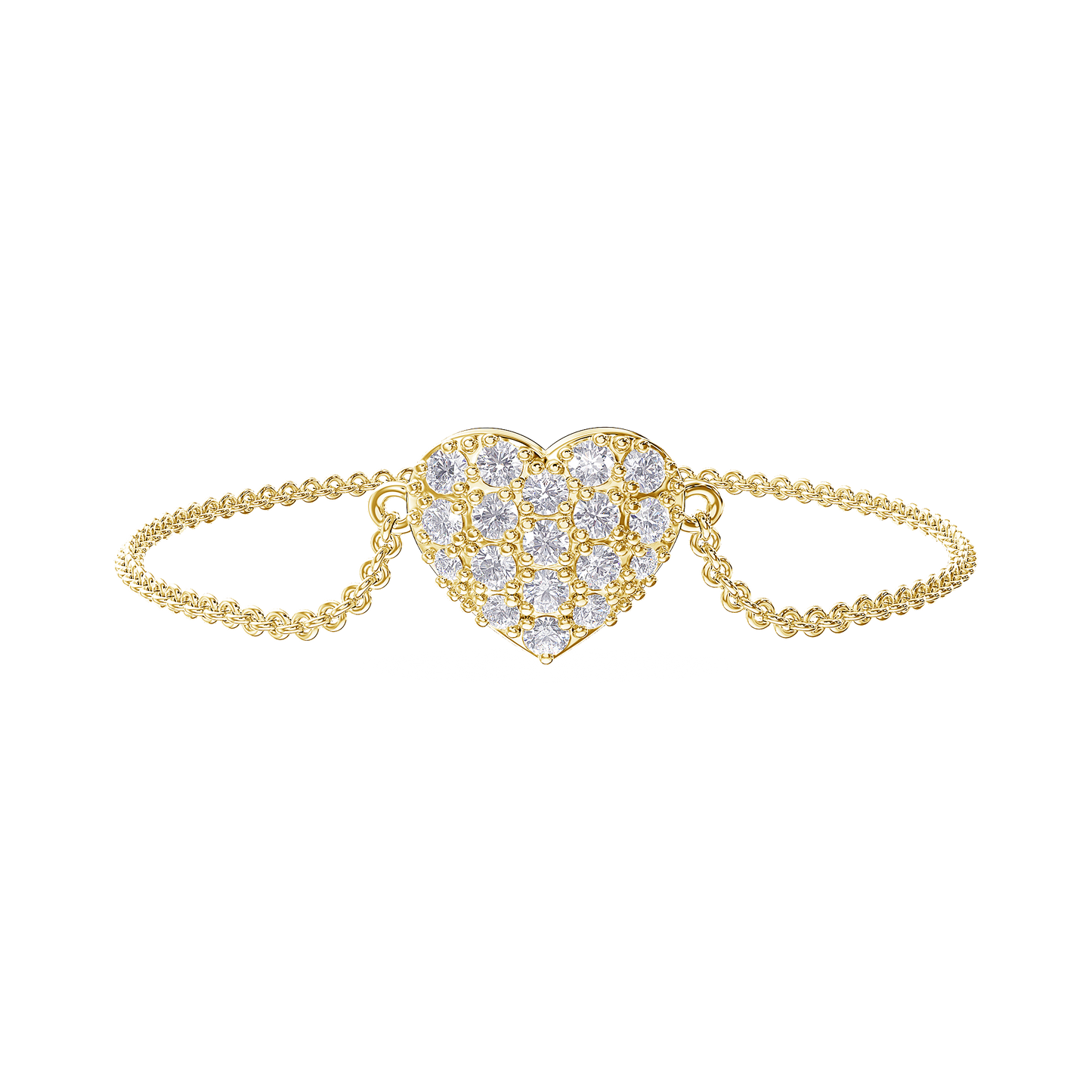 Heartfelt Elegance Diamond Bracelet