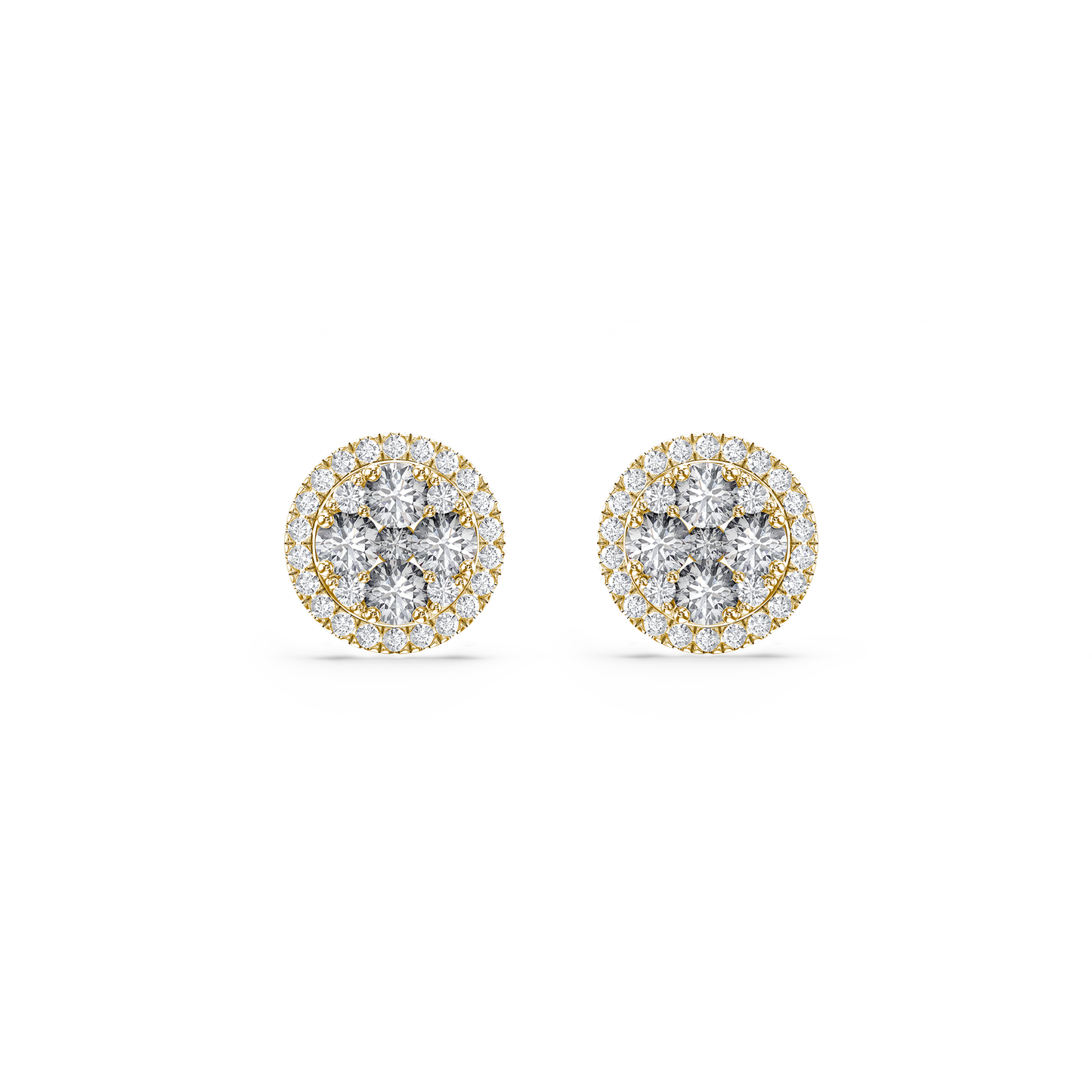 Floral Halo Elegance Earrings