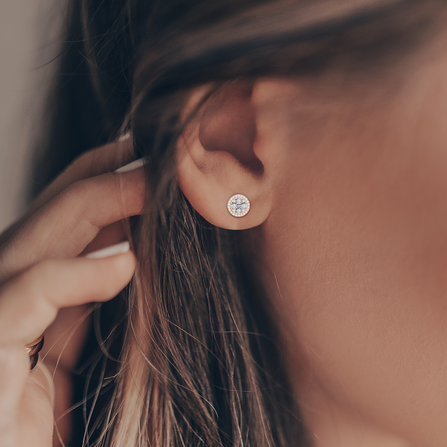 Floral Halo Elegance Earrings