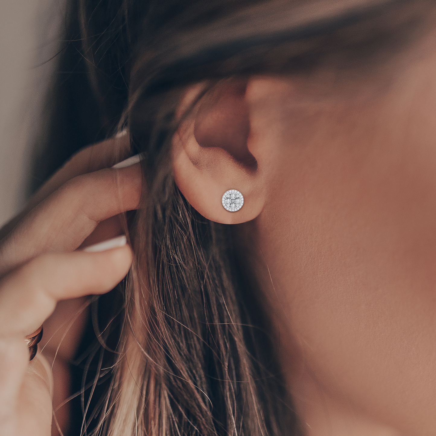 Floral Halo Elegance Earrings