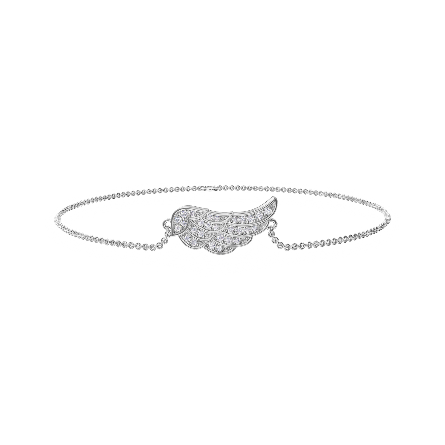 Celestial Wing Diamond Bracelet