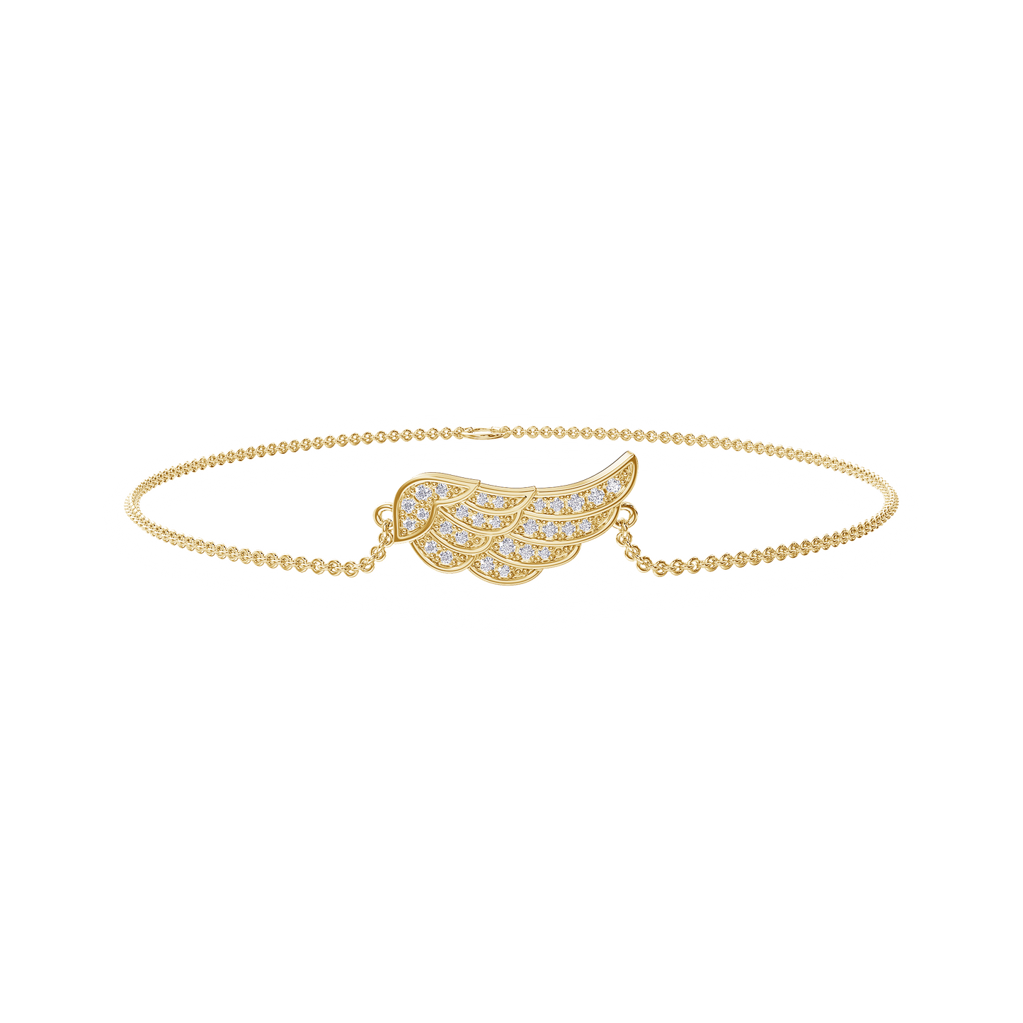 Celestial Wing Diamond Bracelet
