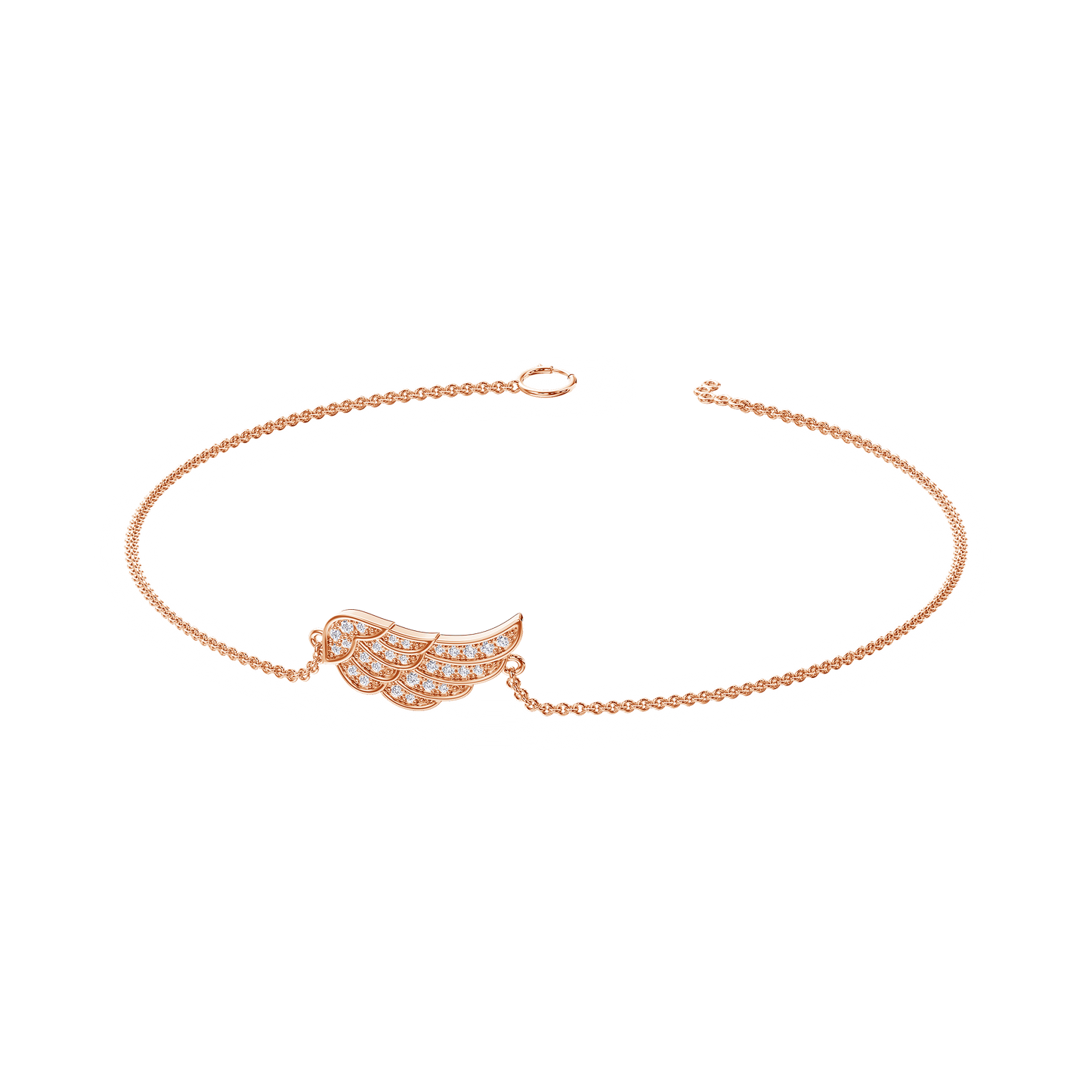 Celestial Wing Diamond Bracelet