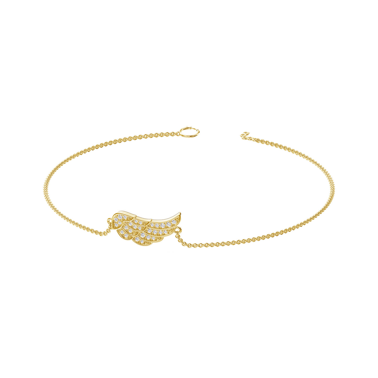 Celestial Wing Diamond Bracelet