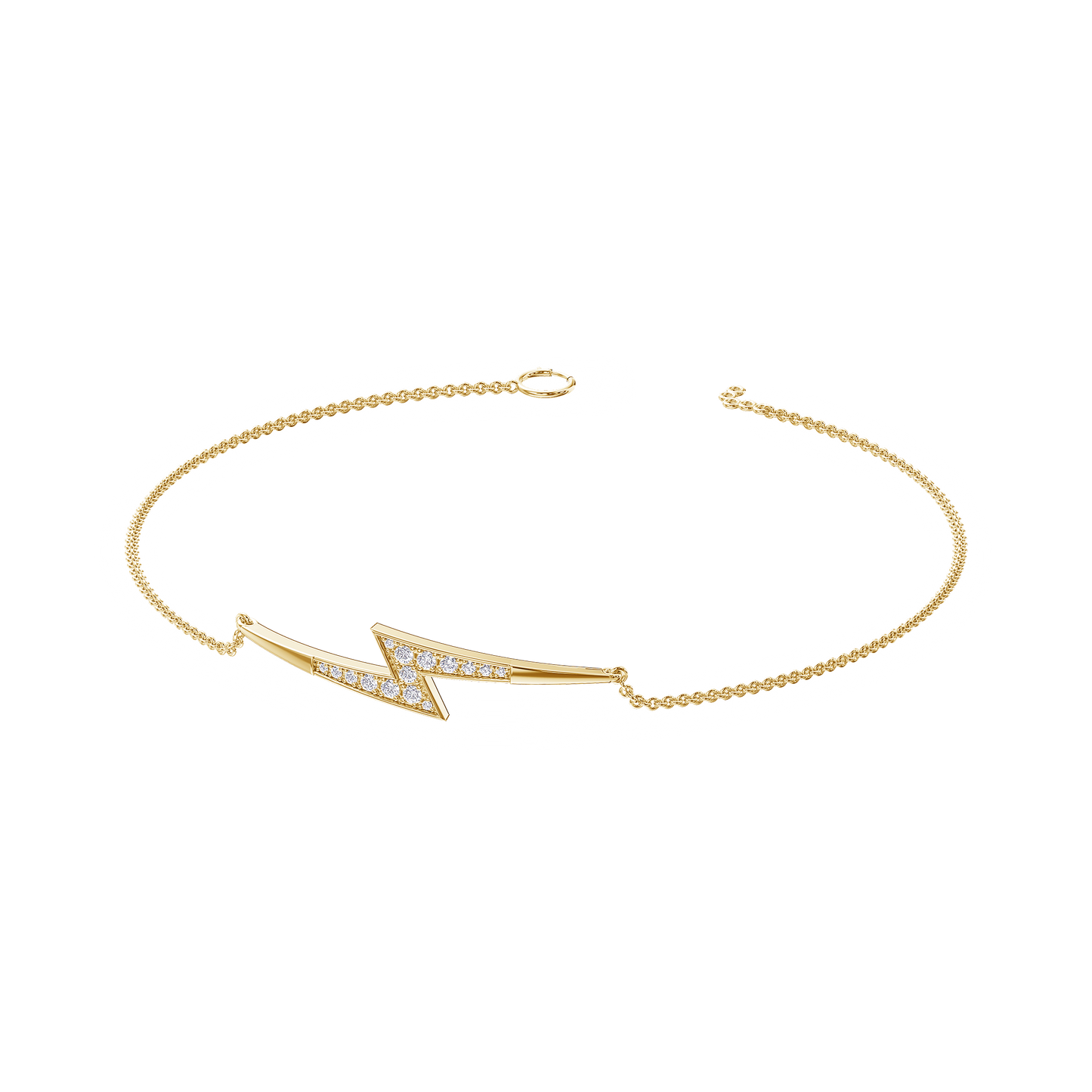 Electric Spark Diamond Bracelet