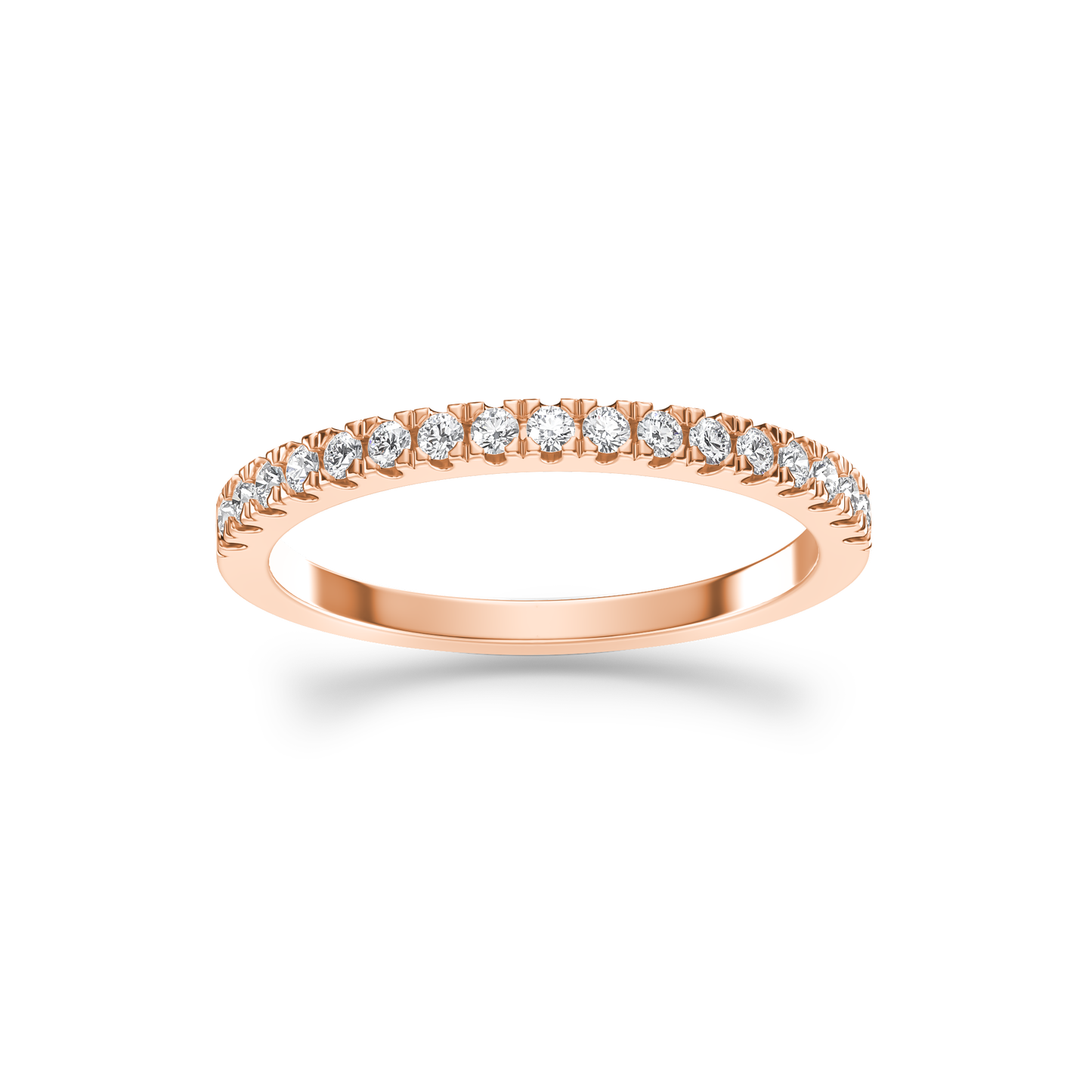 Eternity Scallop Ring