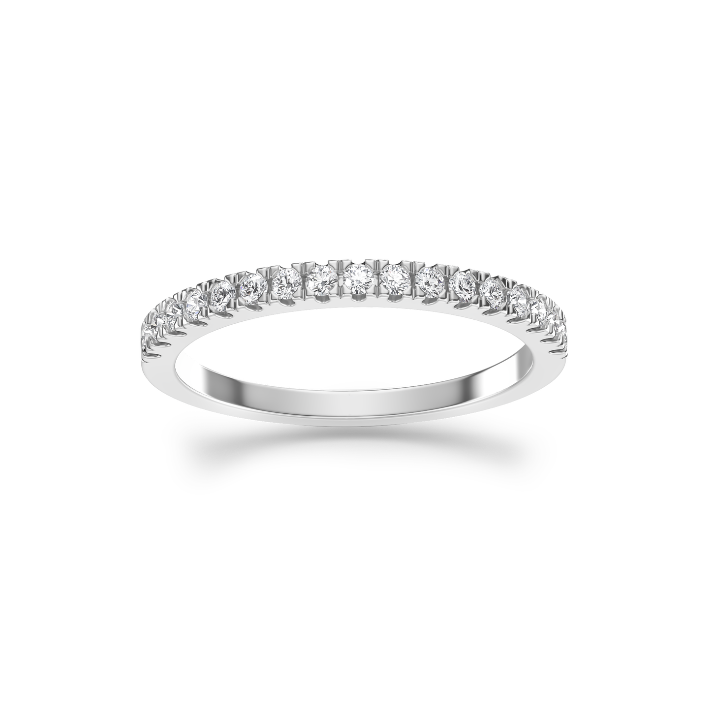 Eternity Scallop Ring