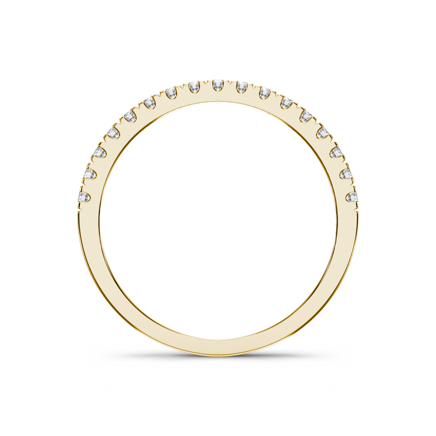 Eternity Scallop Ring