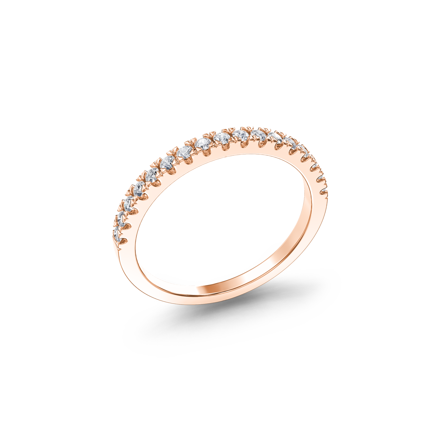 Eternity Scallop Ring