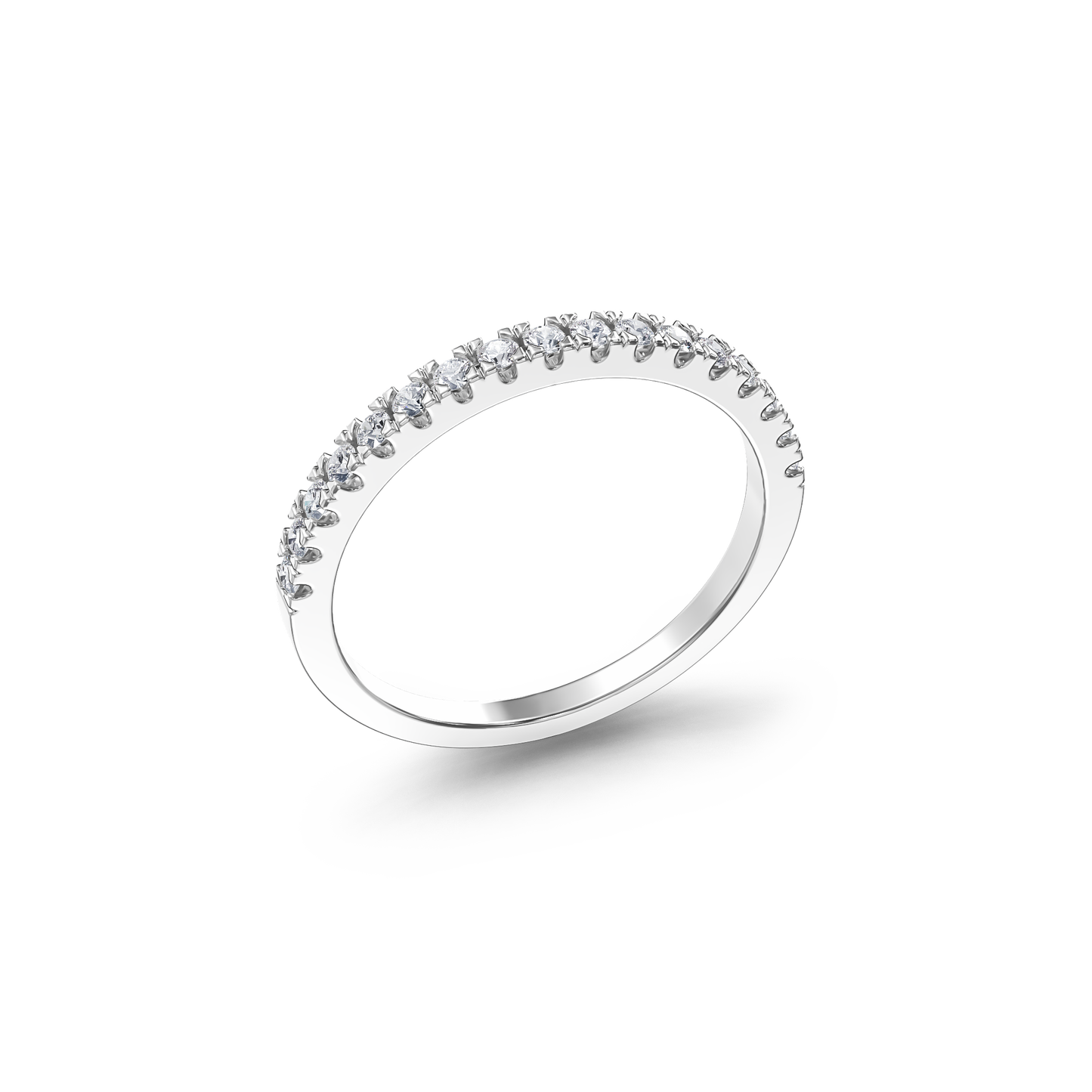 Eternity Scallop Ring