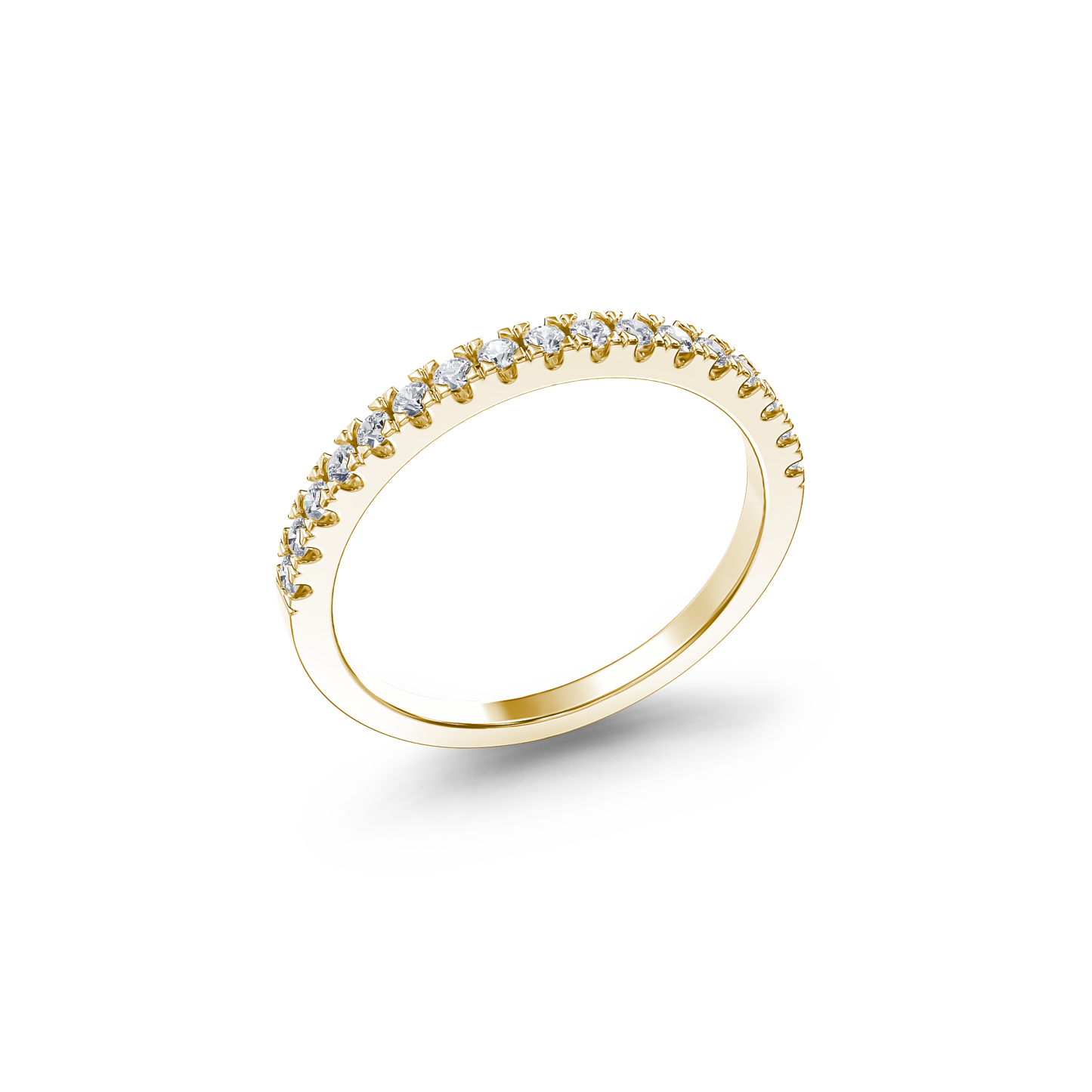 Eternity Scallop Ring