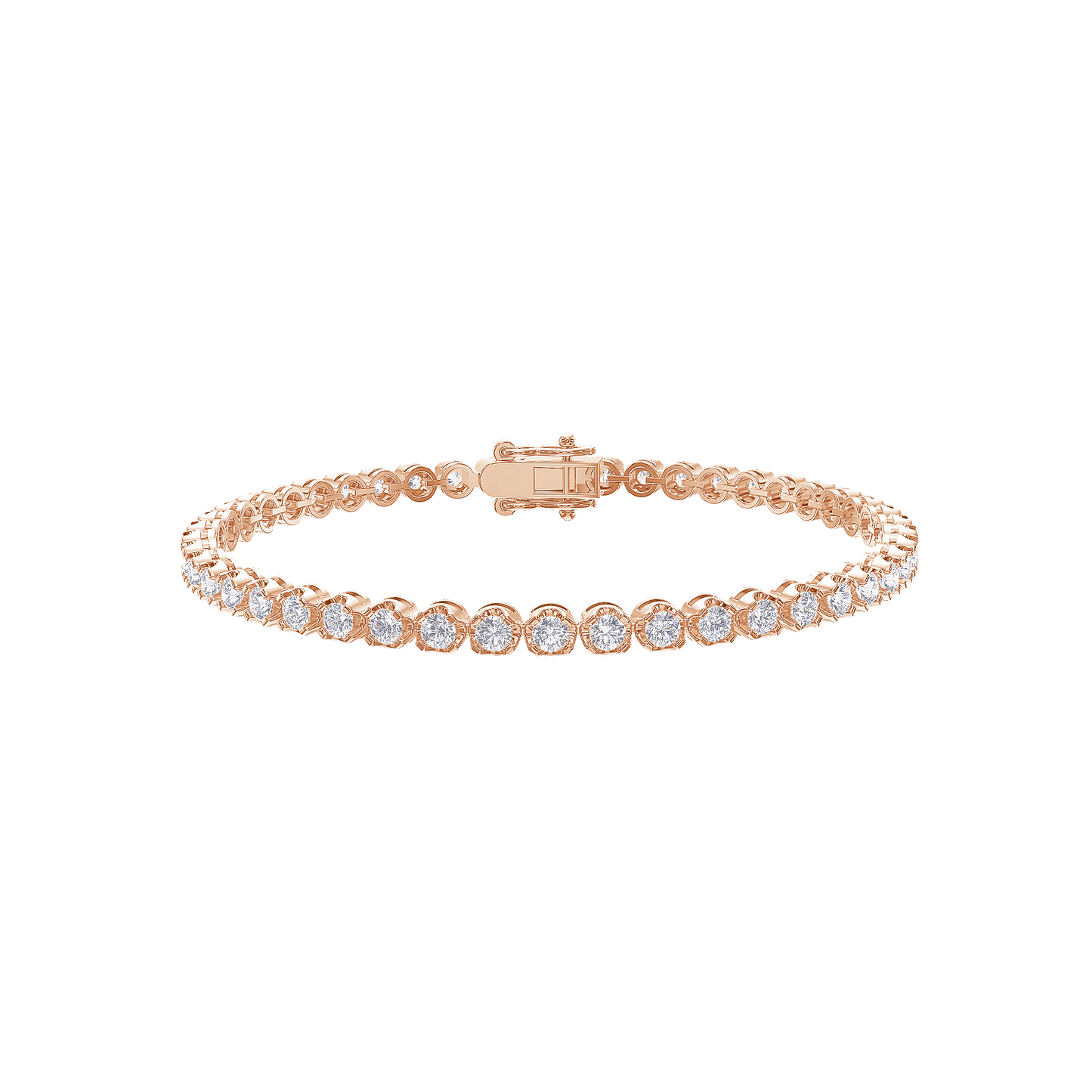 Radiant Majesty Quad-Cut Diamond Bracelet