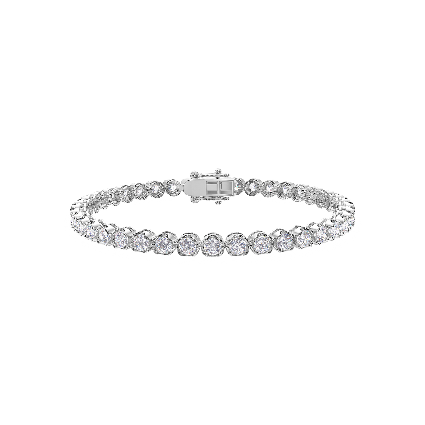 Brilliant Grace Quad-Cut Diamond Bracelet
