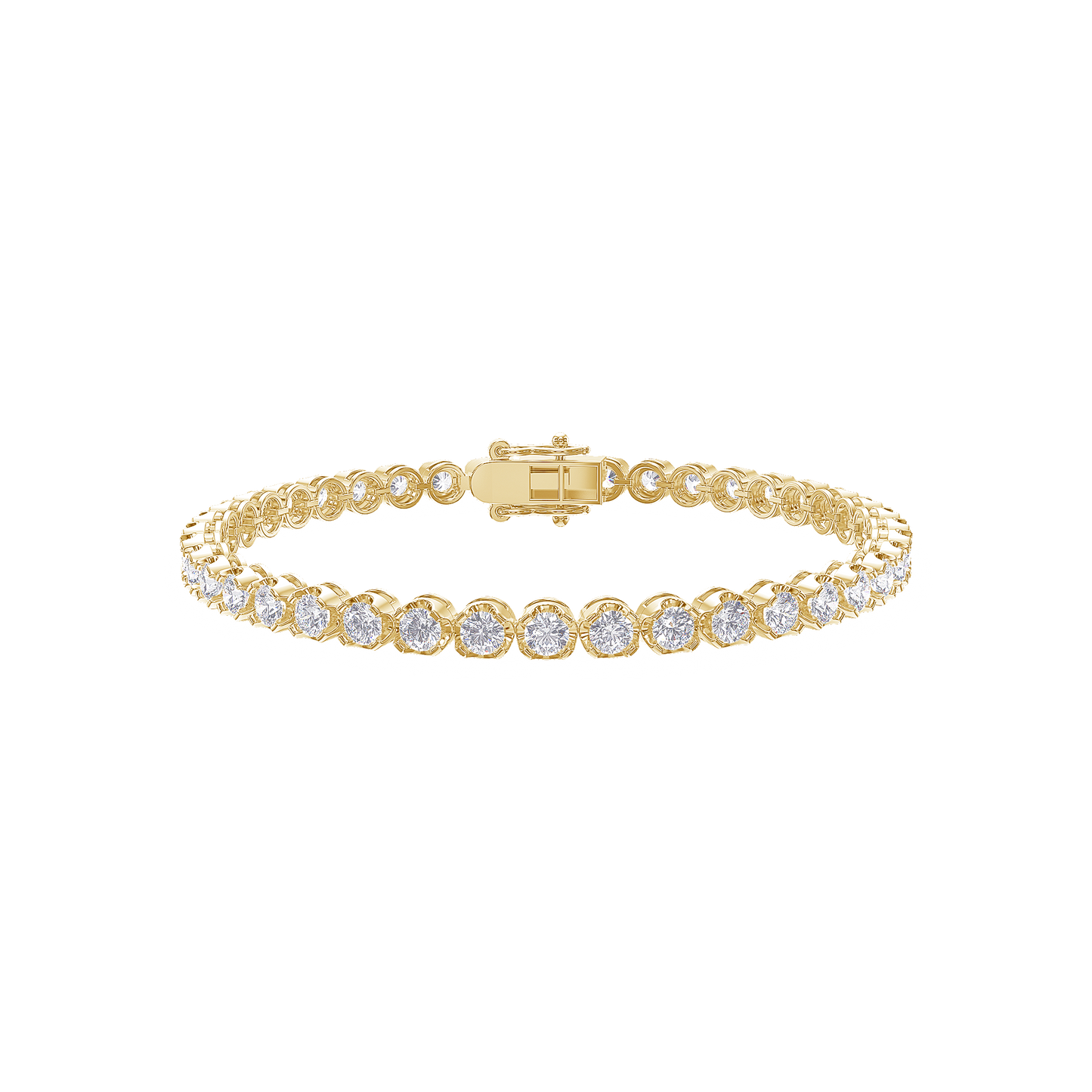 Brilliant Grace Quad-Cut Diamond Bracelet