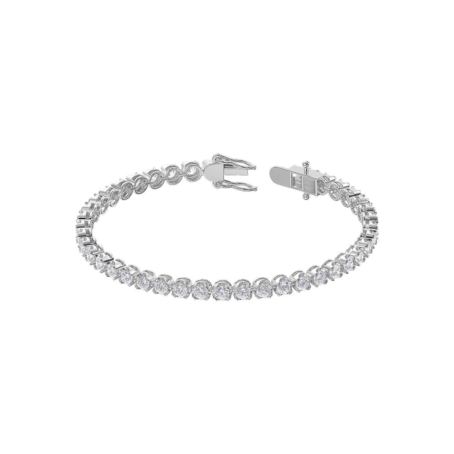 Brilliant Grace Quad-Cut Diamond Bracelet