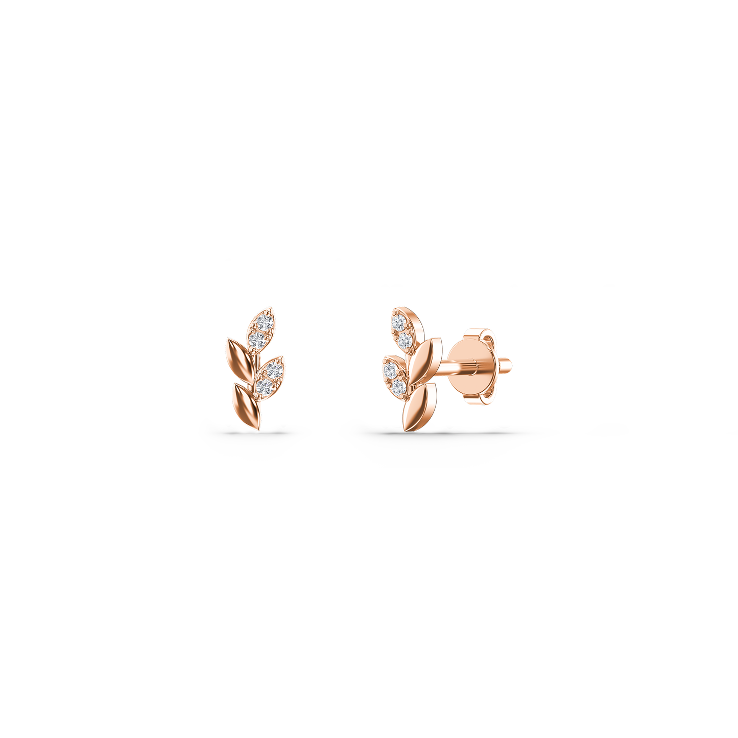 Verdant Spark Diamond Studs