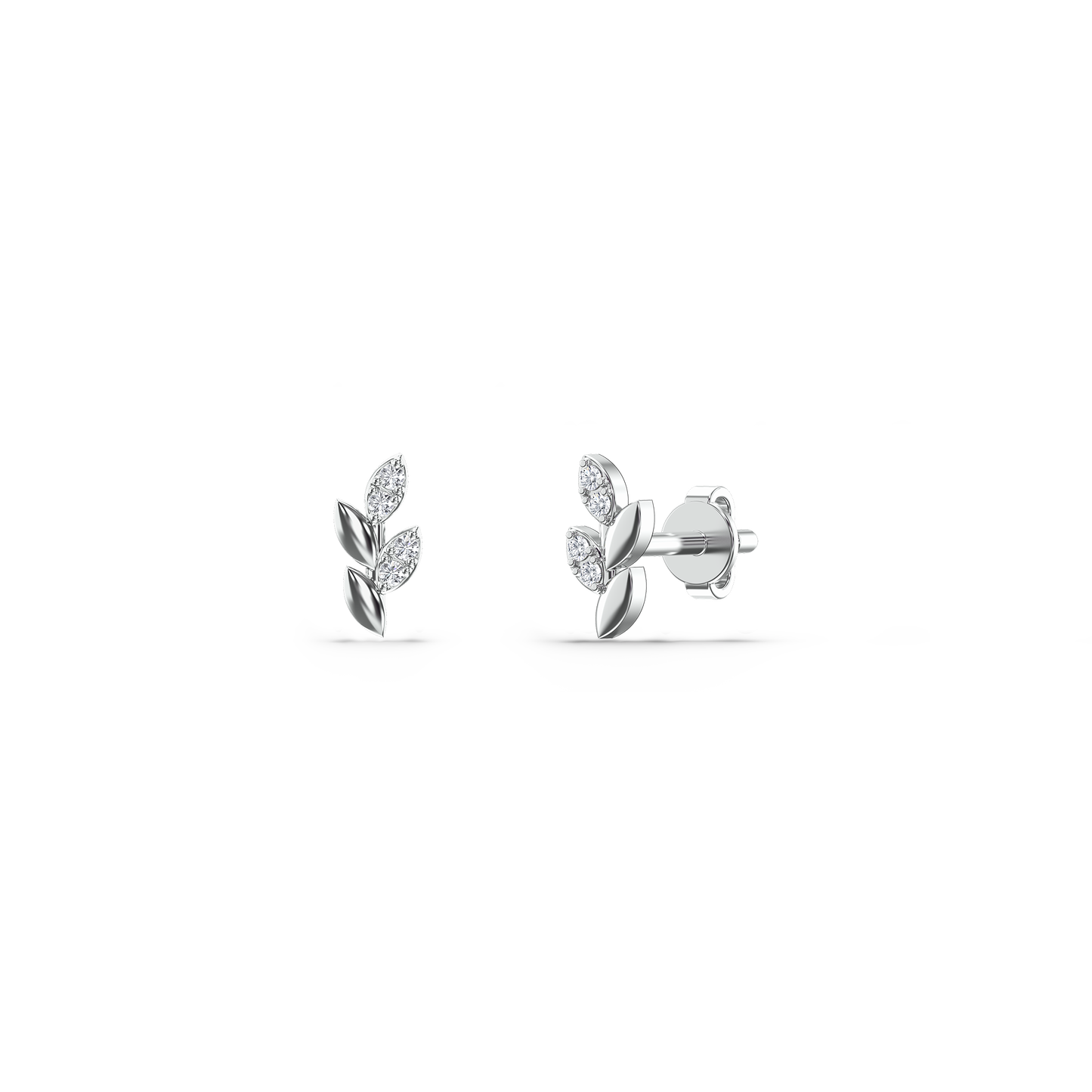 Verdant Spark Diamond Studs