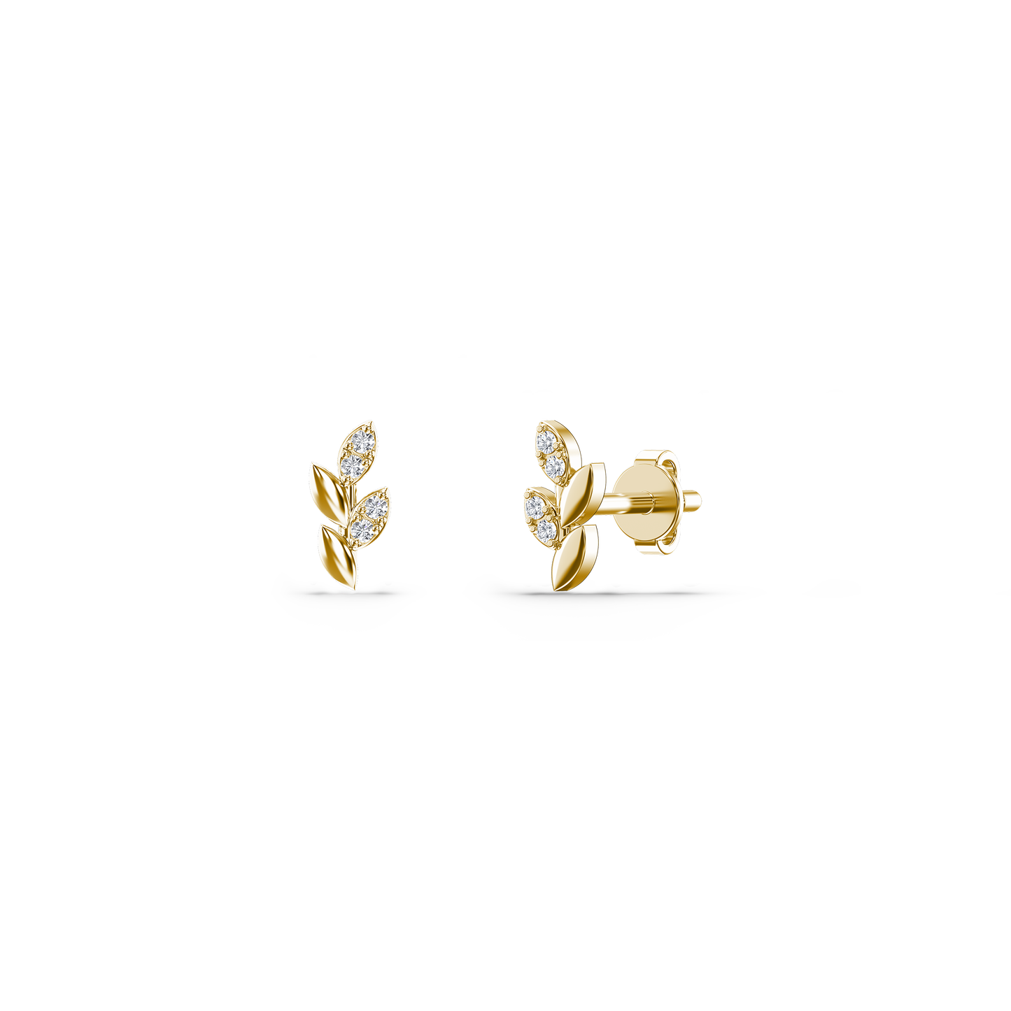 Verdant Spark Diamond Studs