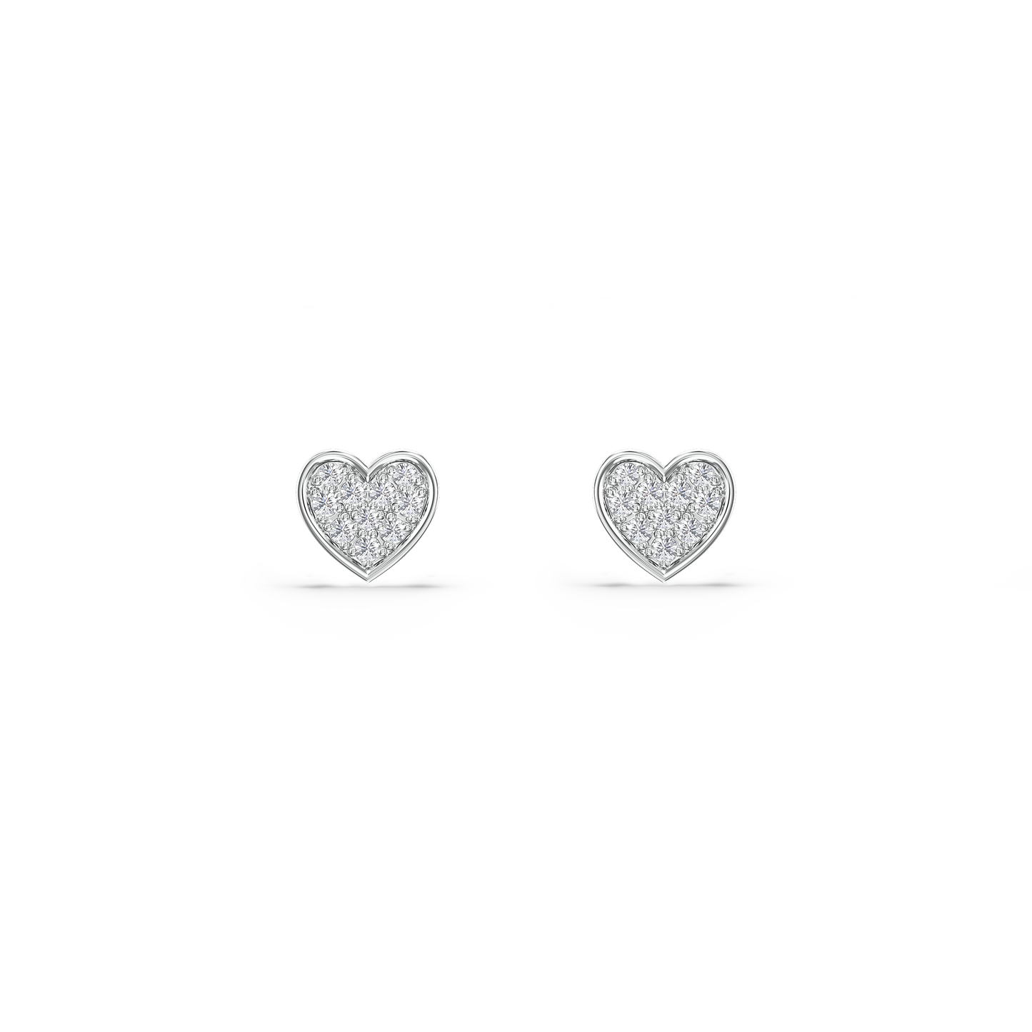 Heartfelt Radiance Diamond Studs