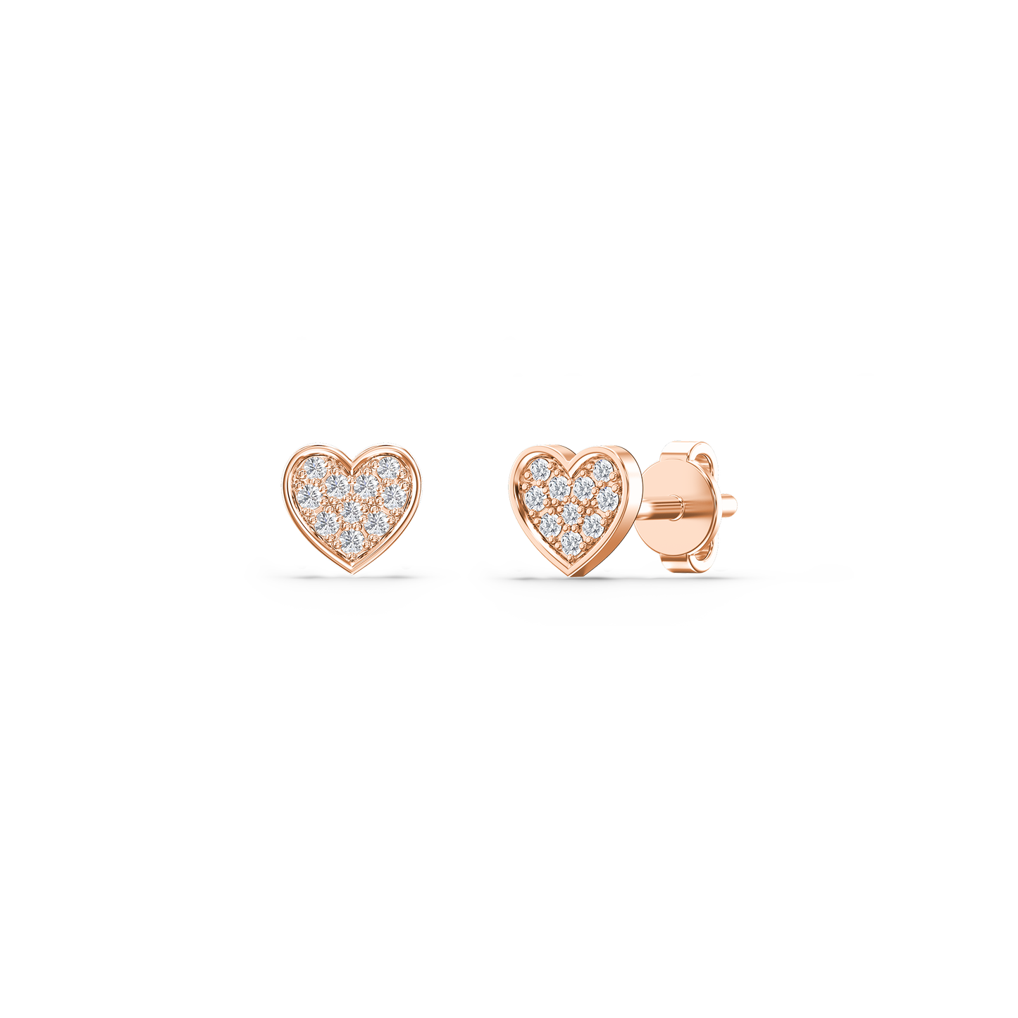 Heartfelt Radiance Diamond Studs