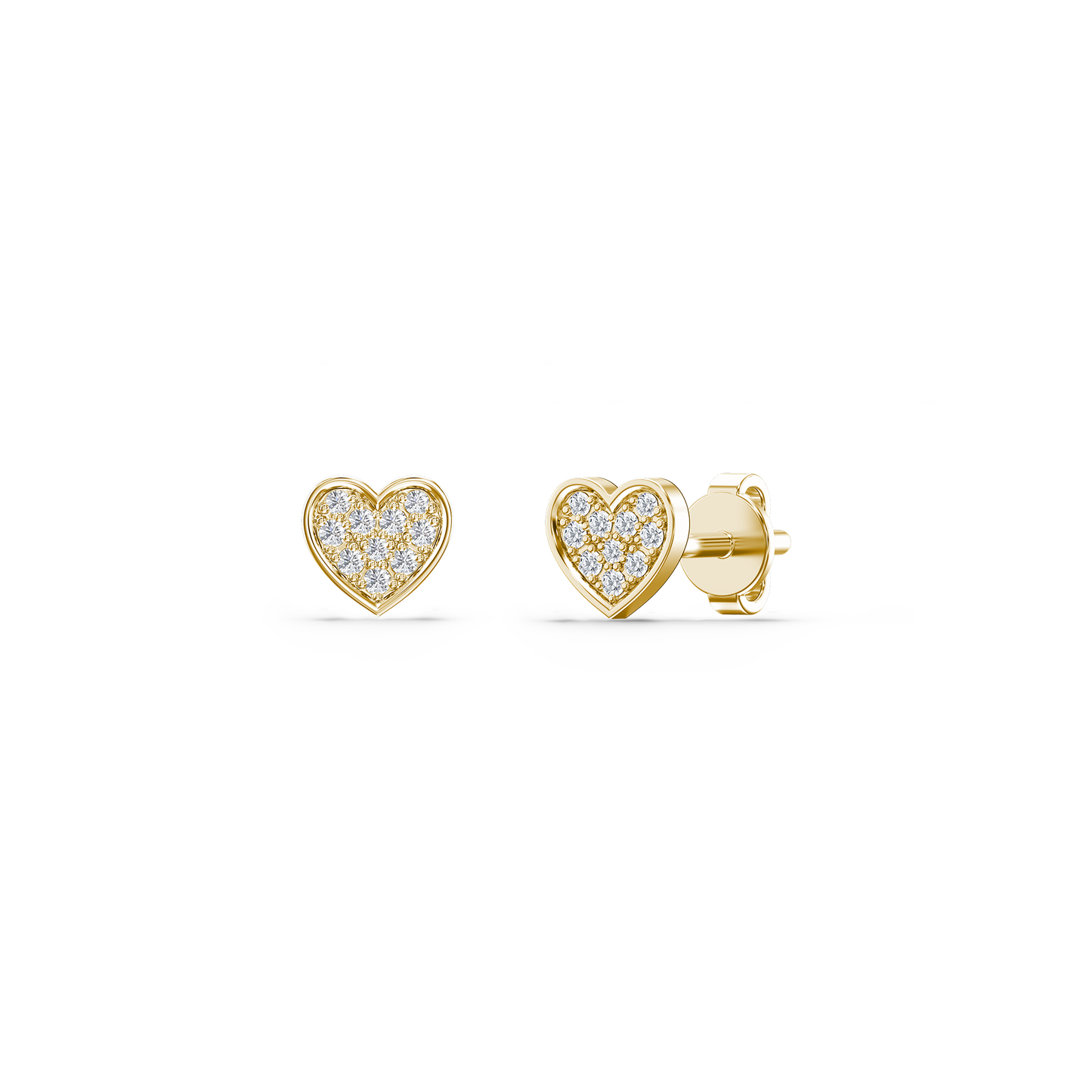 Heartfelt Radiance Diamond Studs