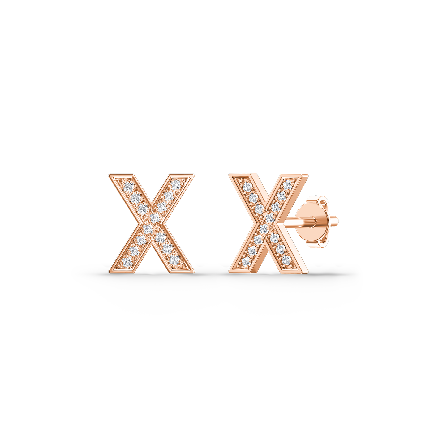 Xena Diamond Pavé Studs