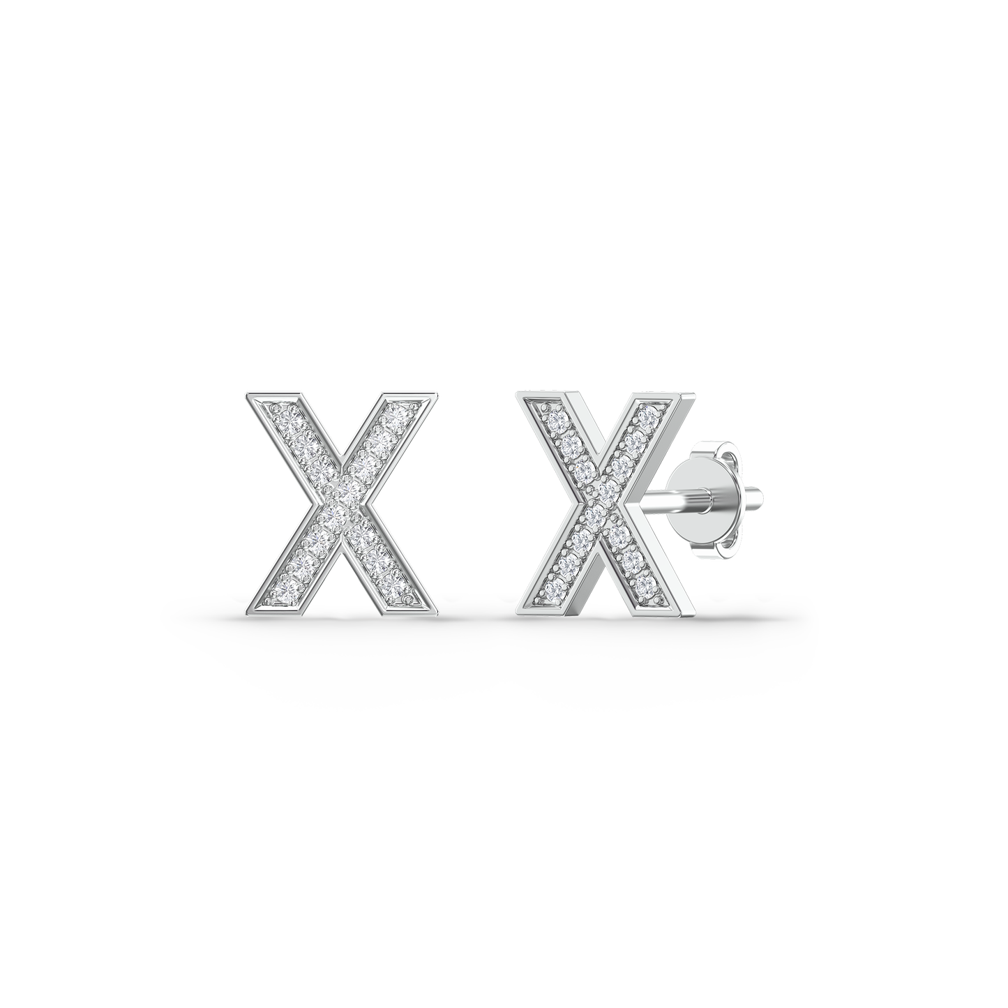 Xena Diamond Pavé Studs