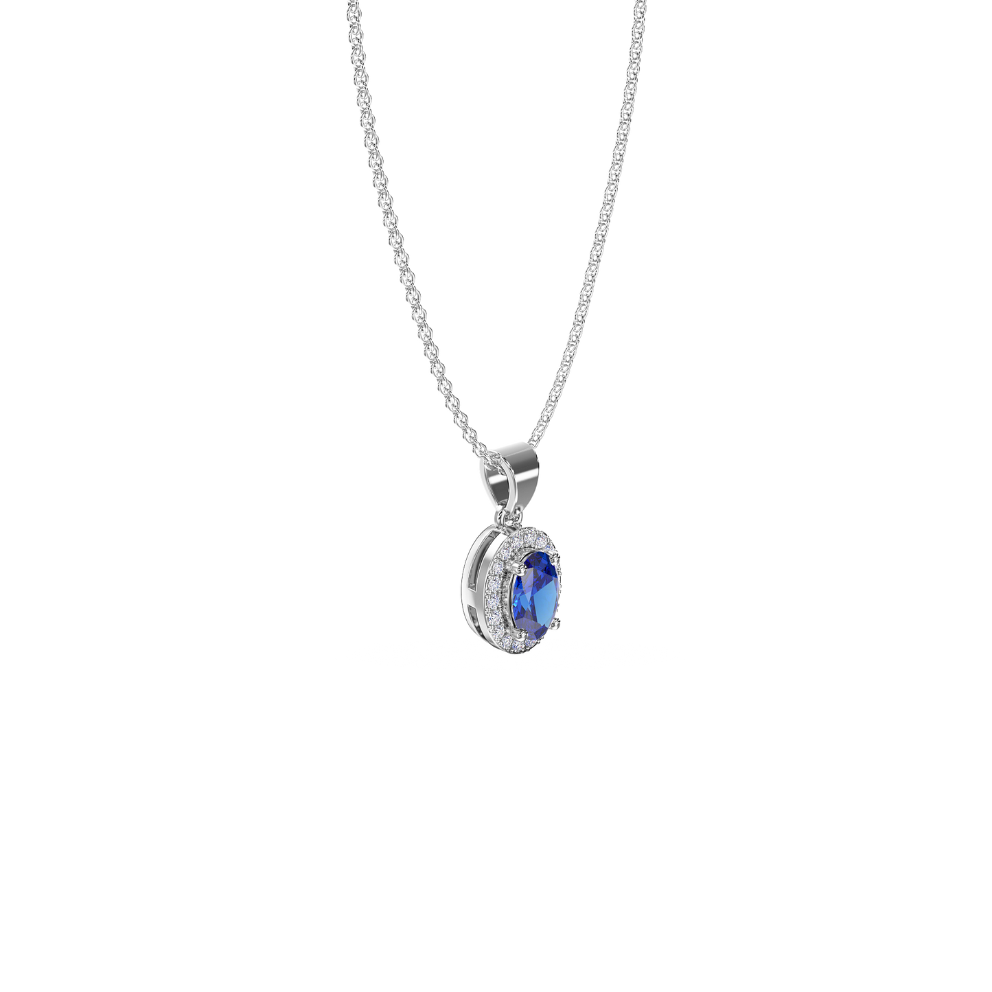 Azure Halo Pendant
