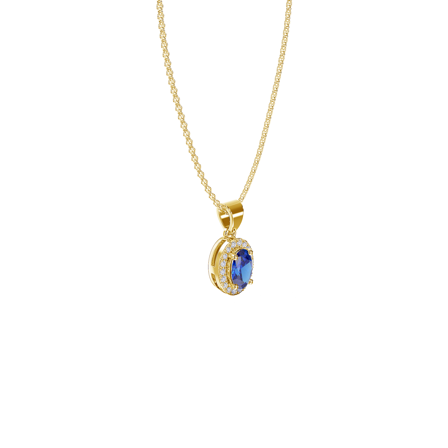 Azure Halo Pendant
