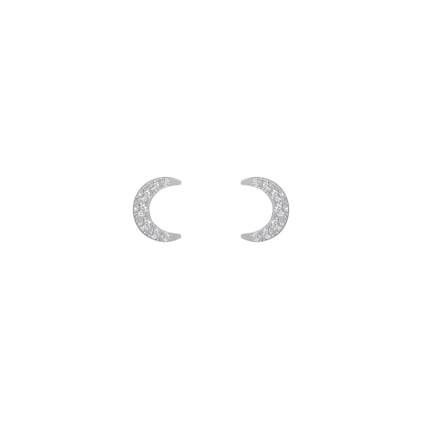 Crescent Sparkle Earrings