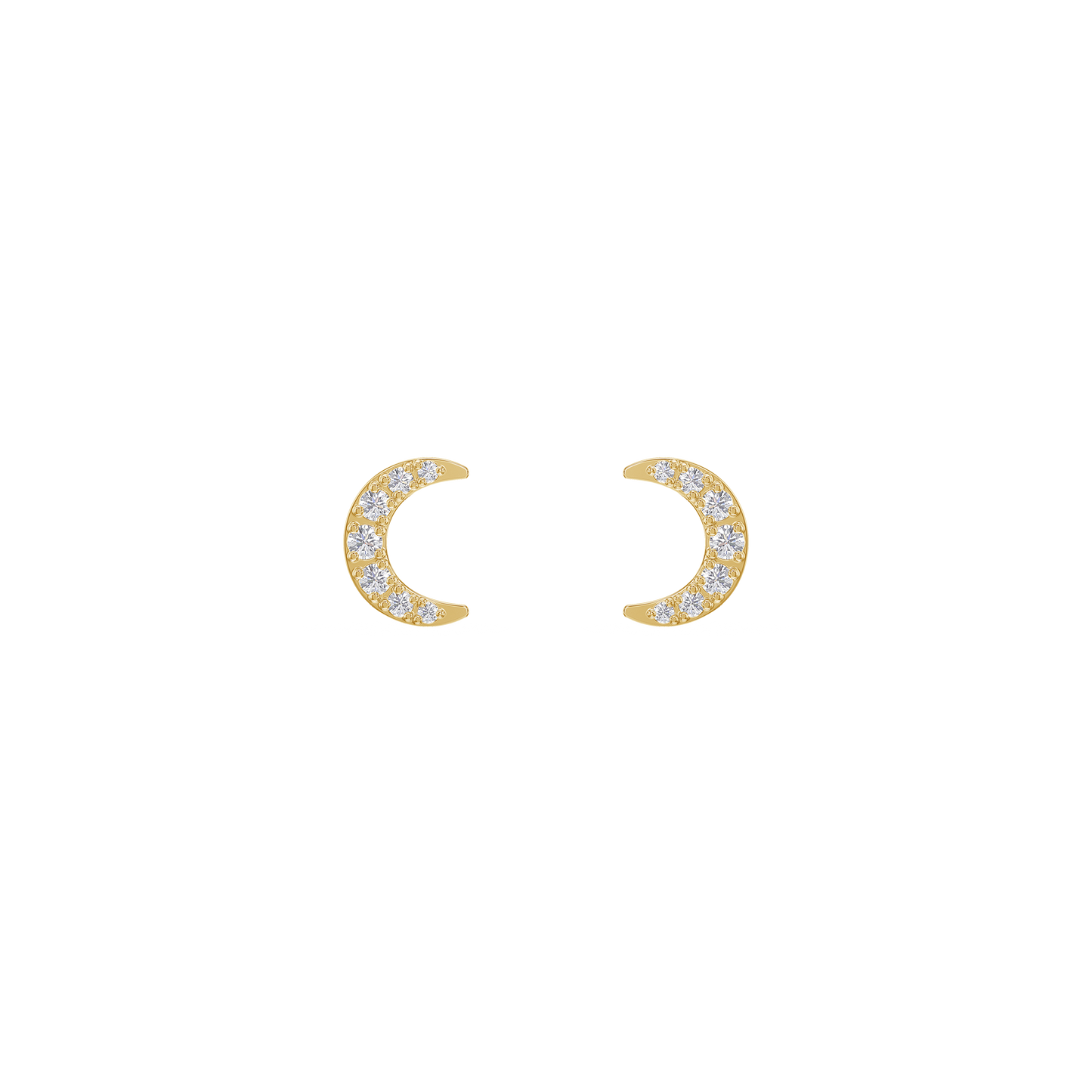 Crescent Sparkle Earrings