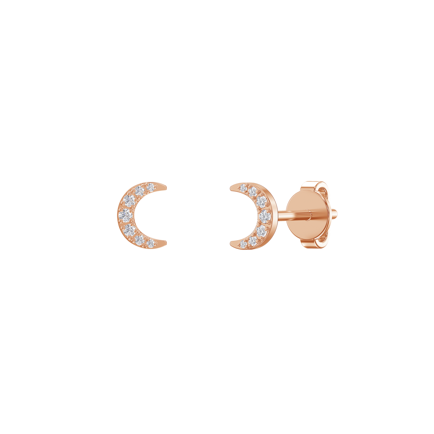 Crescent Sparkle Earrings