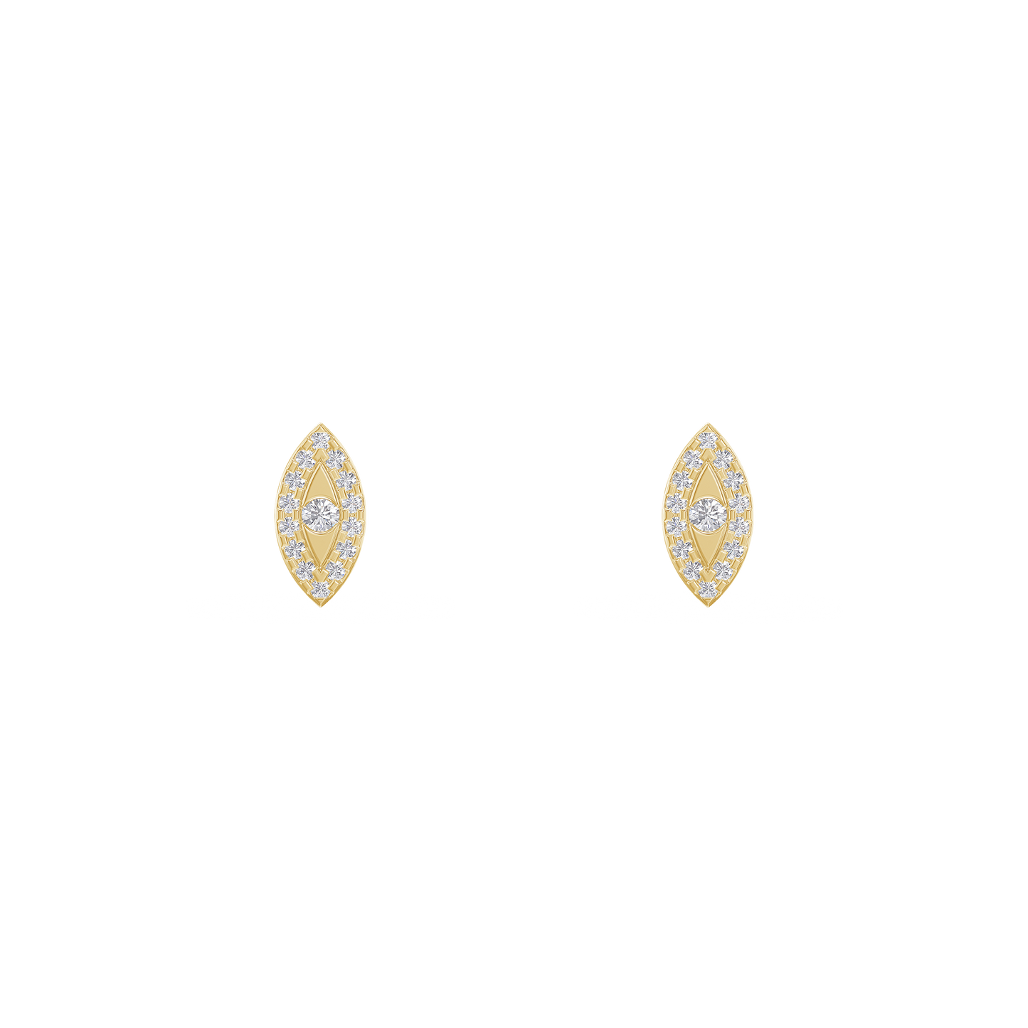 Gleaming Eye Earrings
