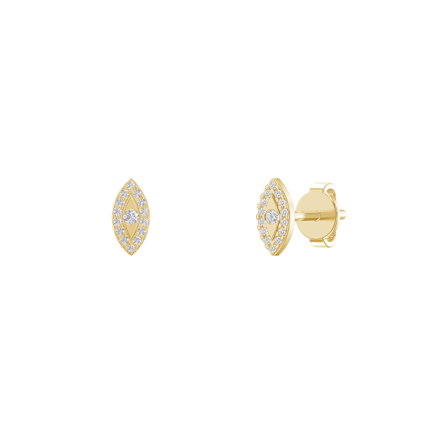 Gleaming Eye Earrings