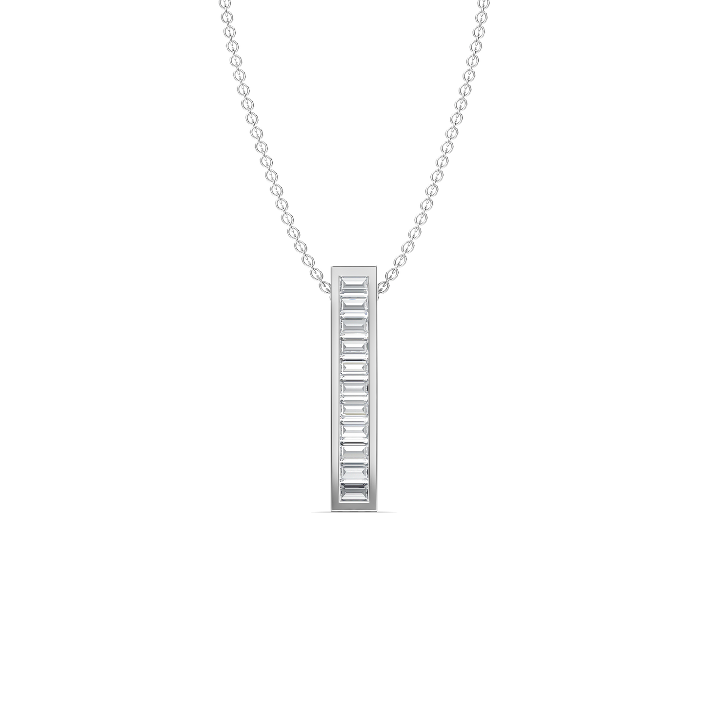 Luminous Baguette Pendant