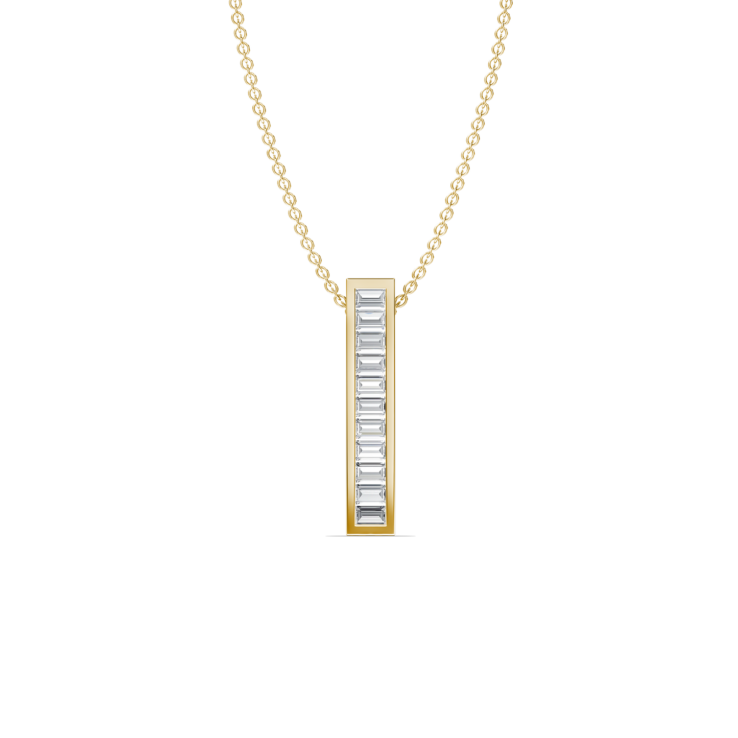 Luminous Baguette Pendant