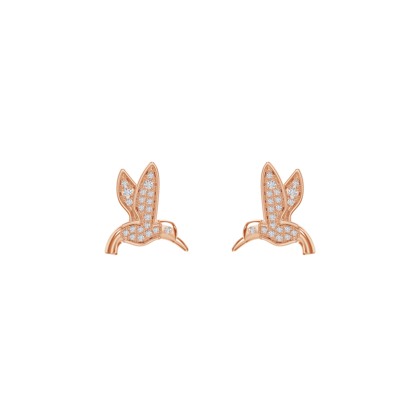 Sapphire Flight Diamond Earrings