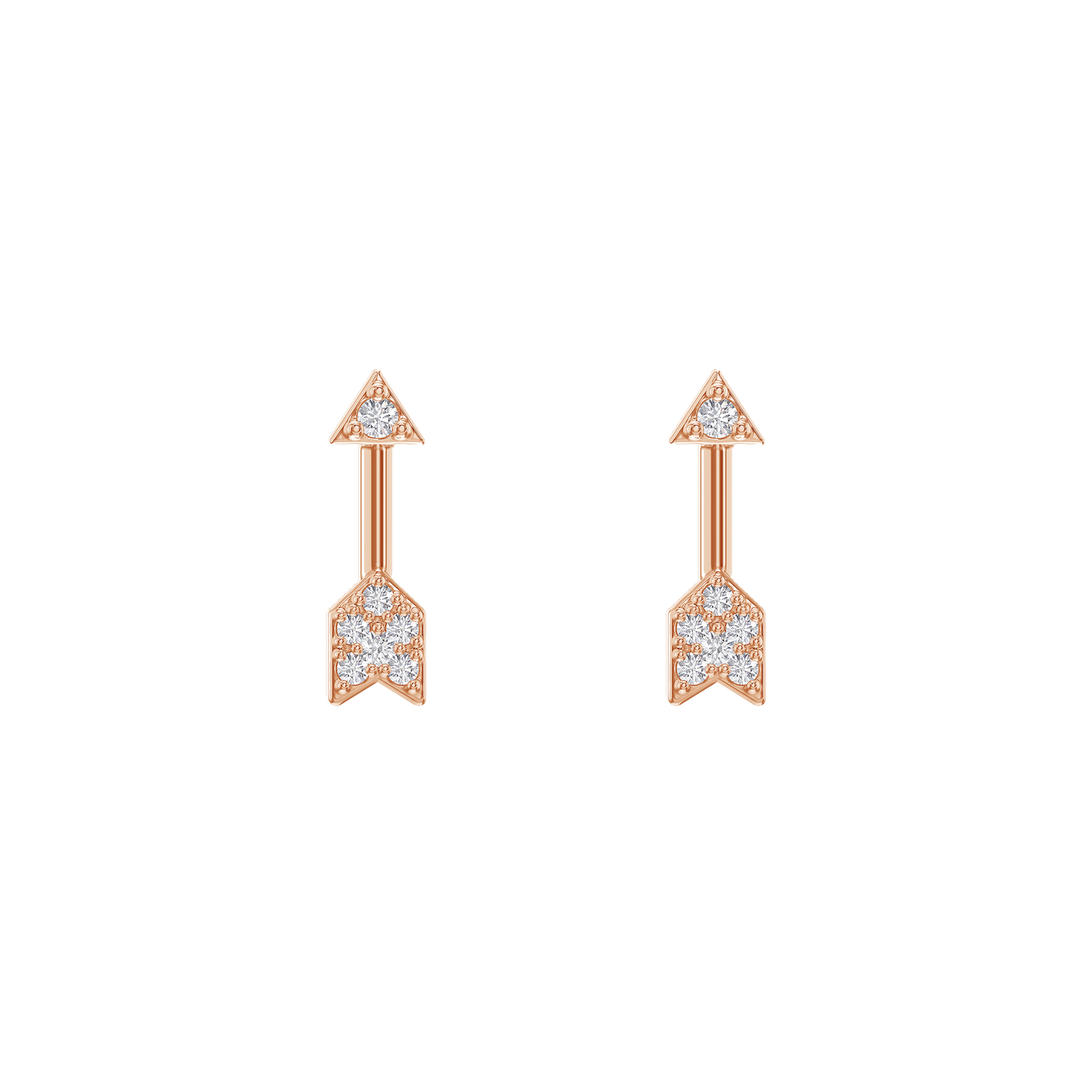 Arrow Gleam Diamond Studs