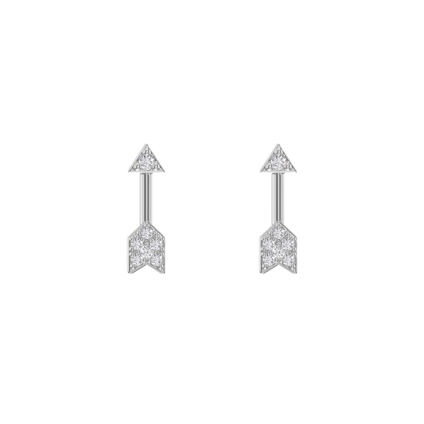 Arrow Gleam Diamond Studs