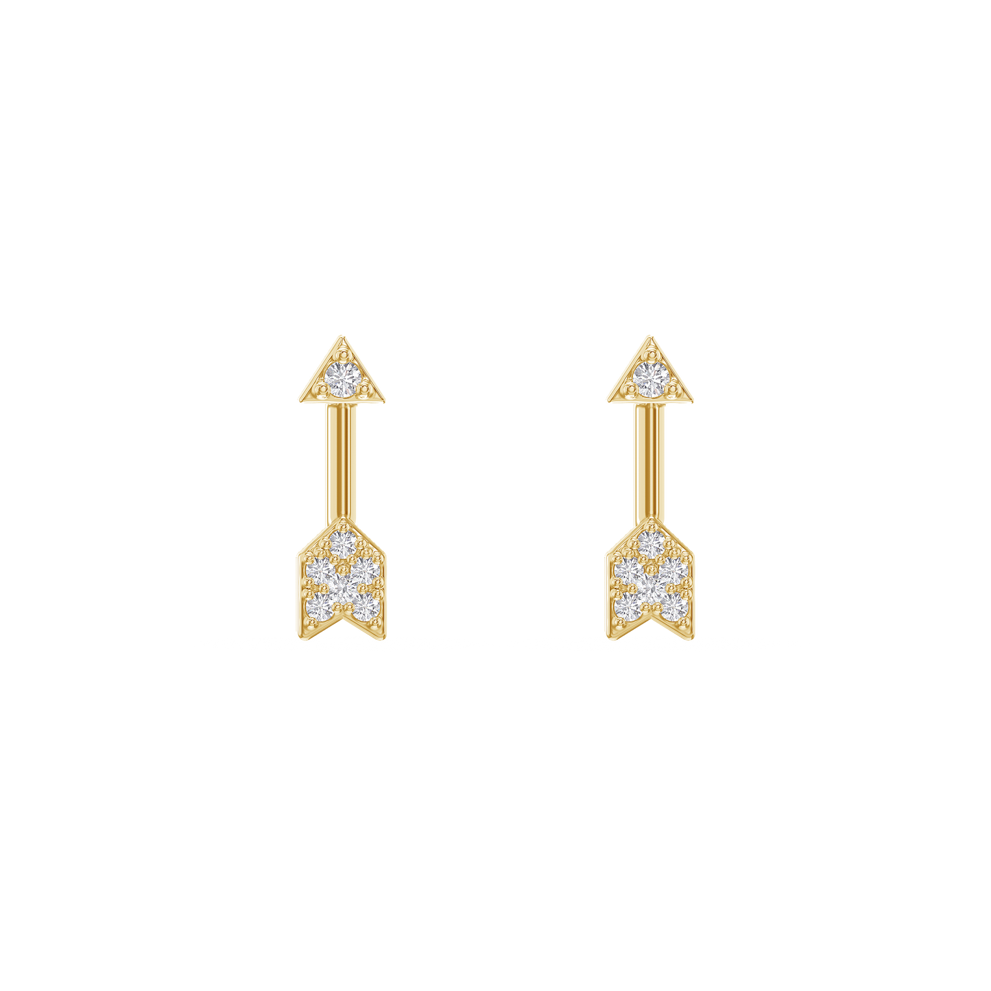 Arrow Gleam Diamond Studs