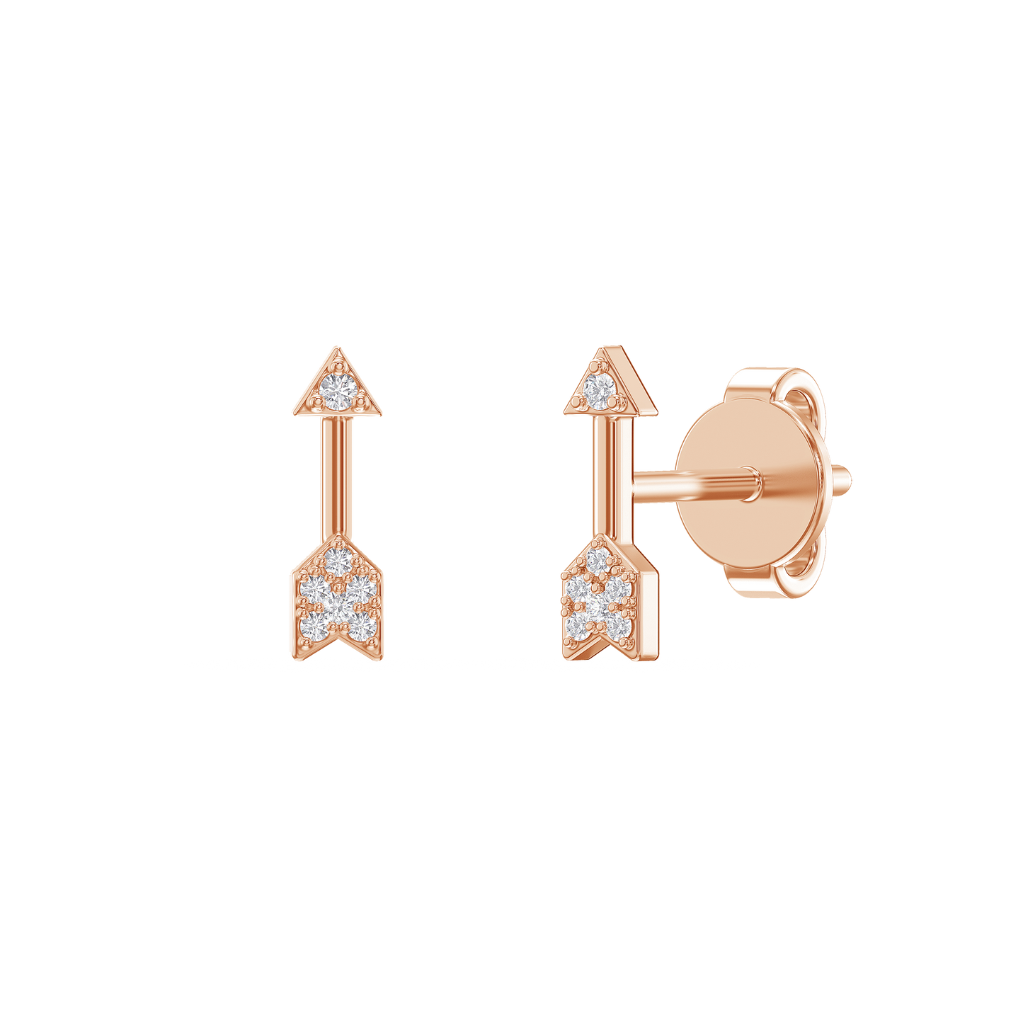 Arrow Gleam Diamond Studs