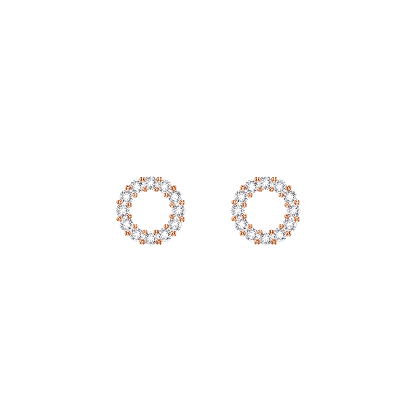 Eternal Circle Diamond Earrings
