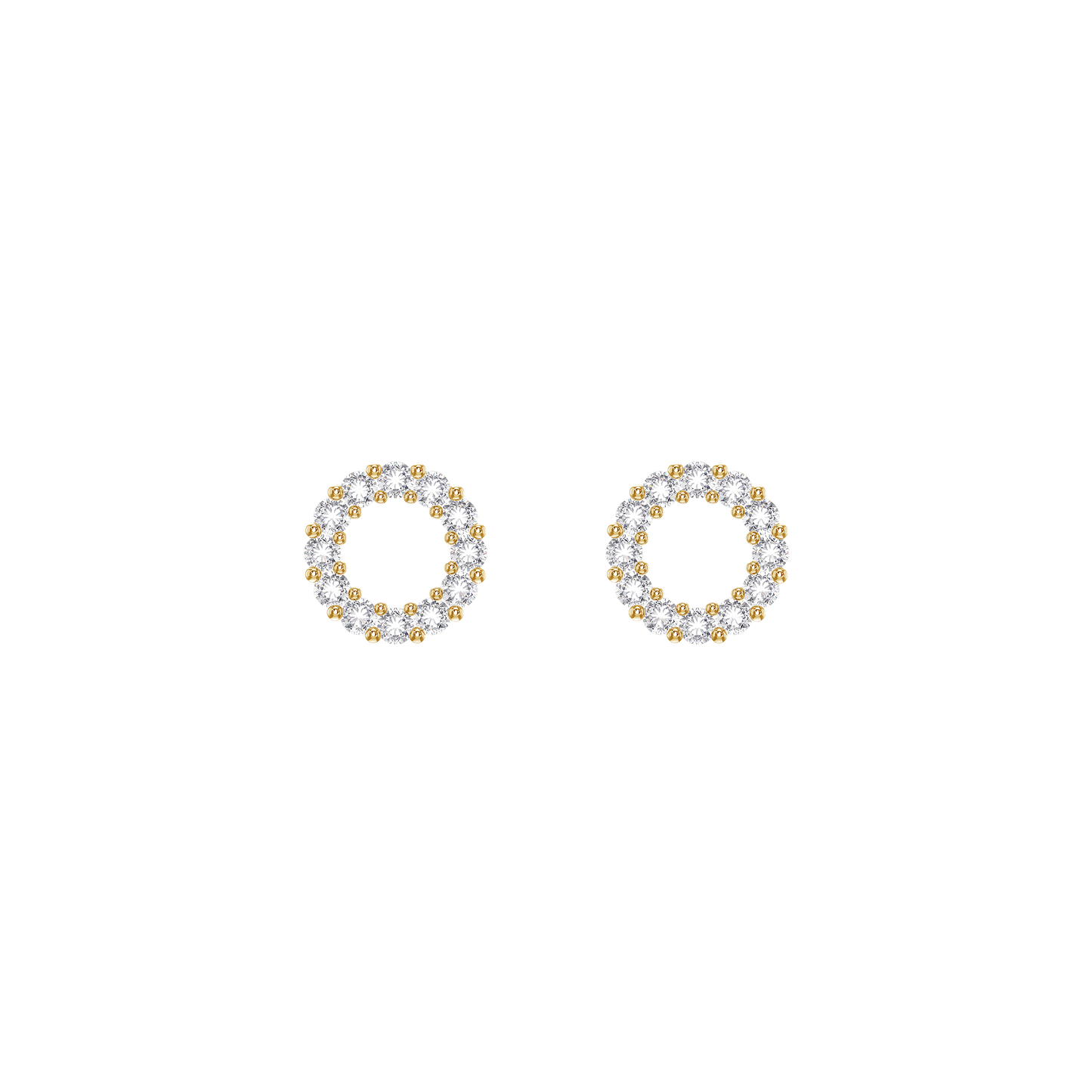 Eternal Circle Diamond Earrings
