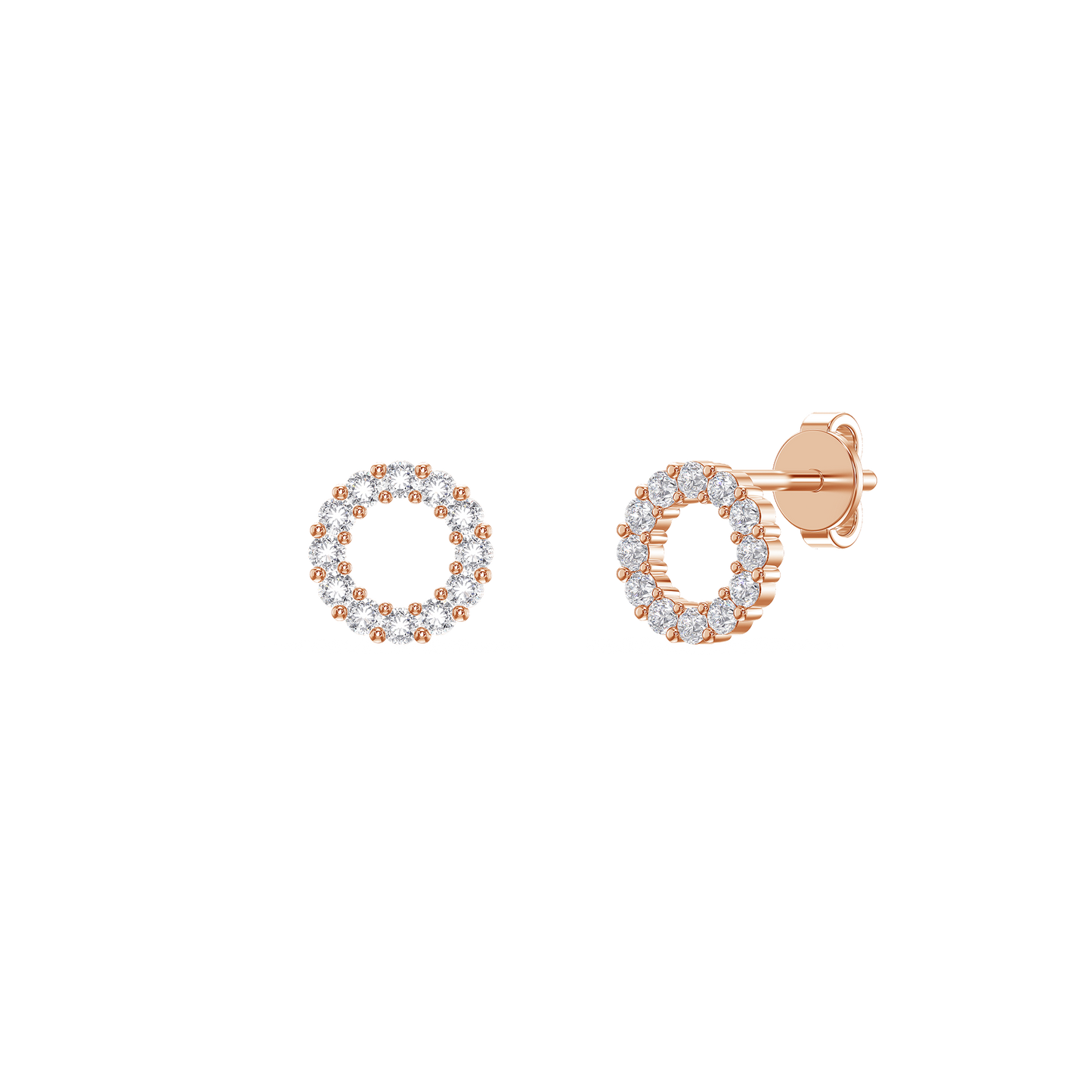 Eternal Circle Diamond Earrings