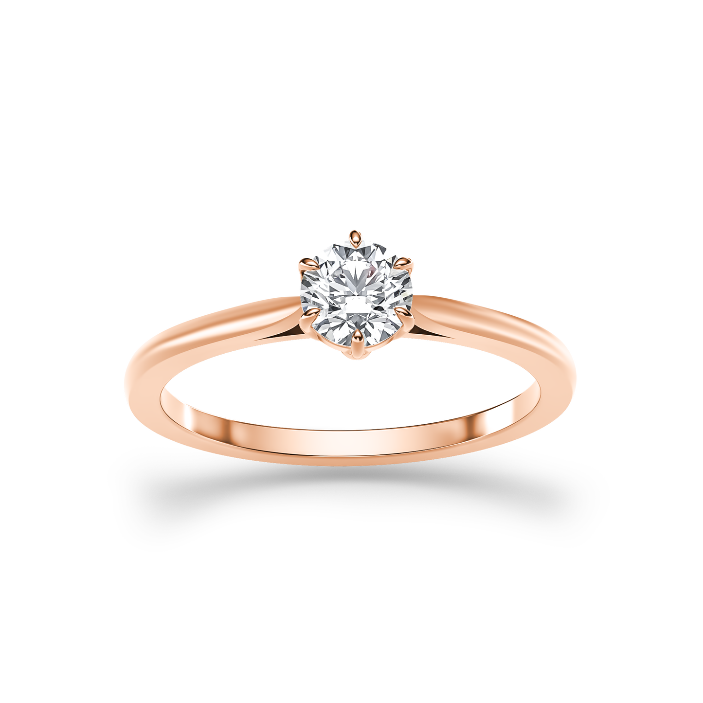 Classic Embrace Solitaire Ring
