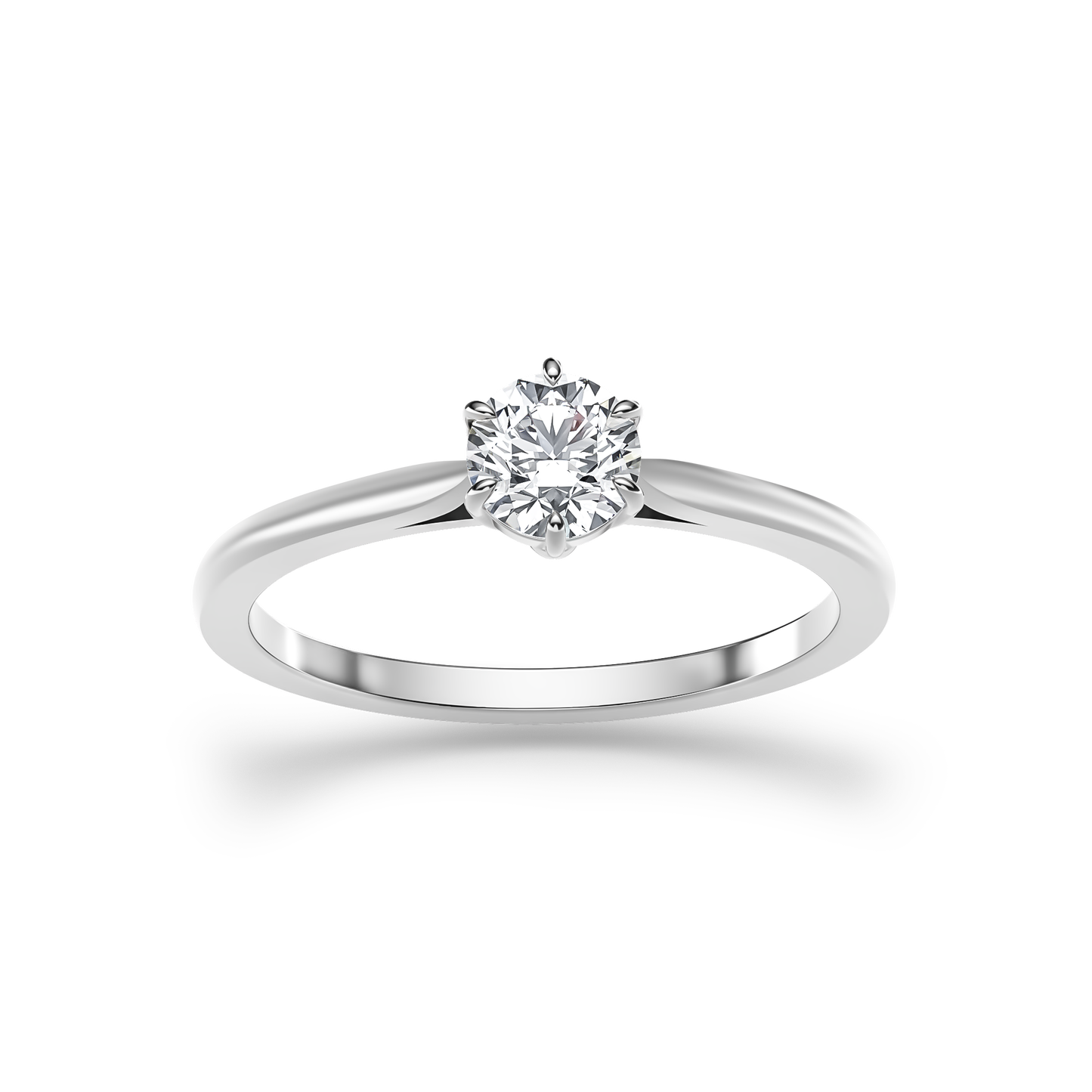 Classic Embrace Solitaire Ring